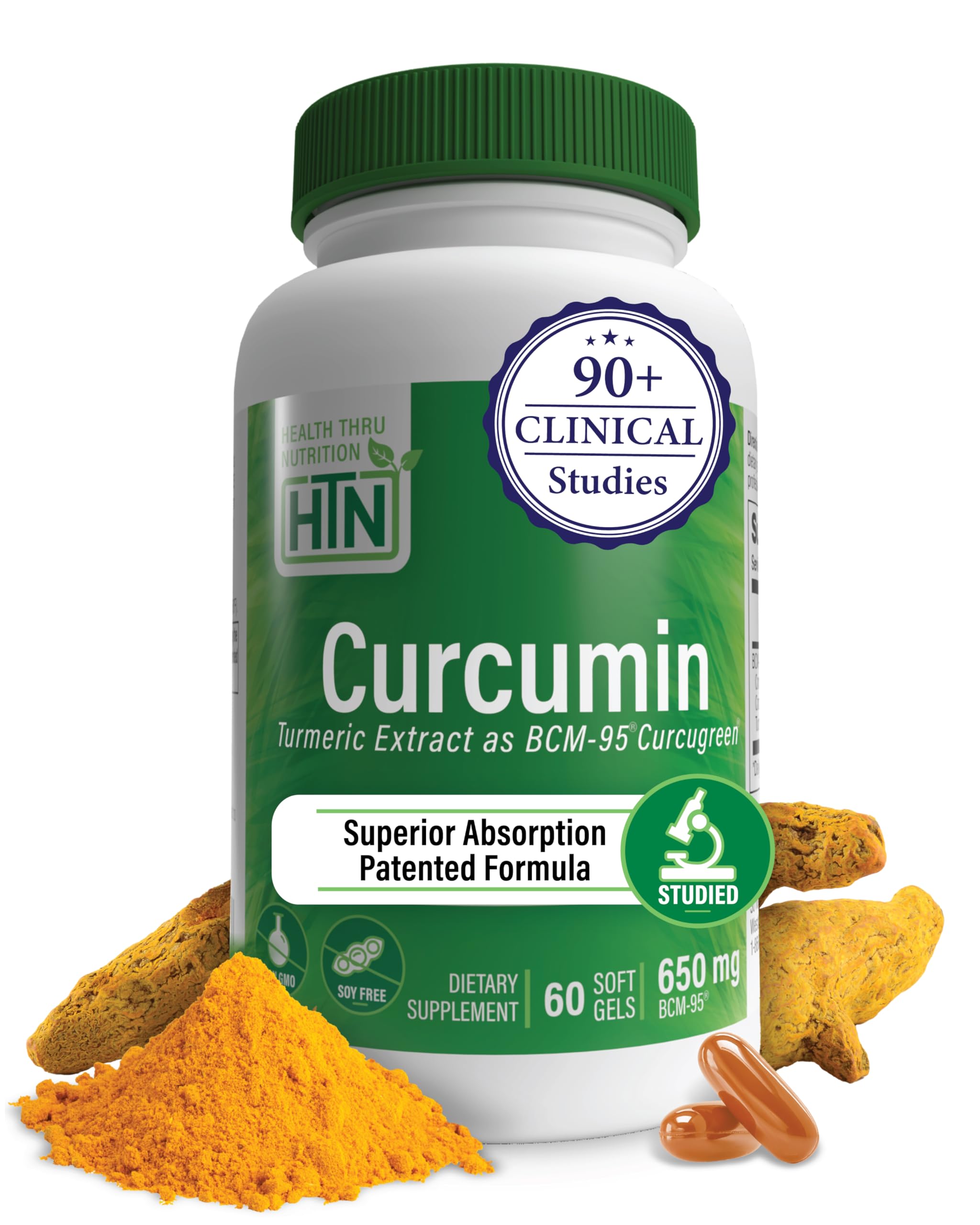 Foto 2 pulgar | Suplemento Para La Salud A Través De La Nutrición Curcumina 650 Mg Bcm-95 Curcu - Venta Internacional.
