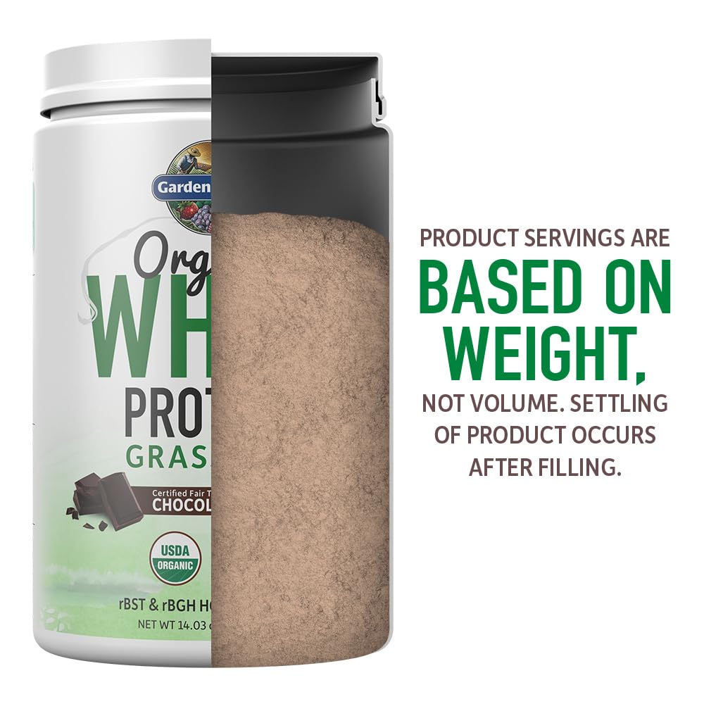 Foto 5 | Proteína De Suero En Polvo Garden Of Life, Chocolate Y Cacao, 21 G, Órgano - Venta Internacional.