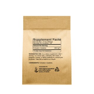Foto 2 | Suplemento De Ingredientes Originales Puros Nac N-acetil L-cisteína - Venta Internacional.