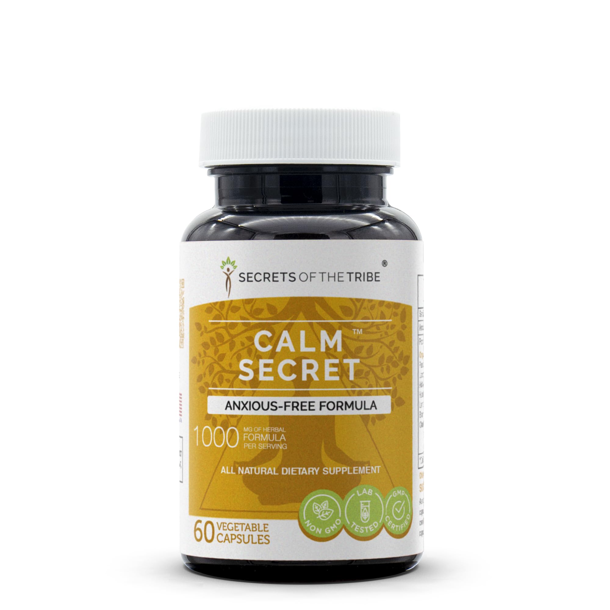 Foto 1 | Suplemento Herbario Secrets Of The Tribe Calm Secret 60 Cápsulas - Venta Internacional.