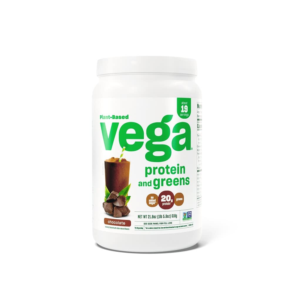 Foto 2 pulgar | Proteína En Polvo Vega Protein And Greens Chocolate 560 G - Venta Internacional.
