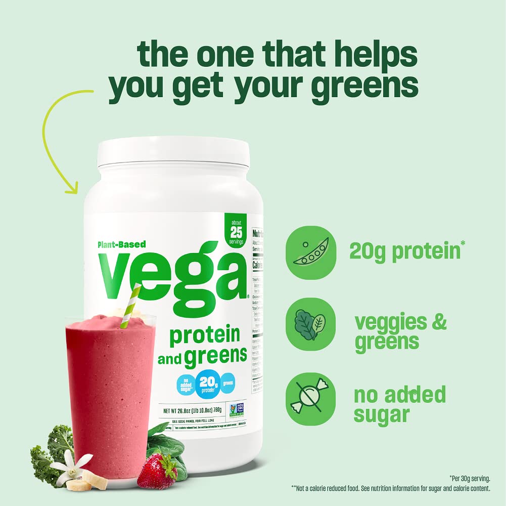 Foto 5 | Proteína En Polvo Vega Protein And Greens Chocolate 560 G - Venta Internacional.