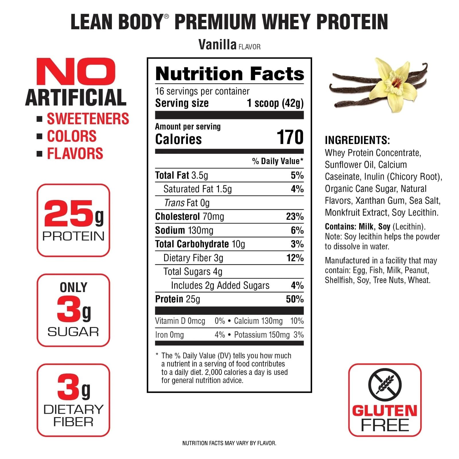 Foto 3 pulgar | Proteína En Polvo Labrada Nutrition Lean Body Premium Whey 680 Ml - Venta Internacional.