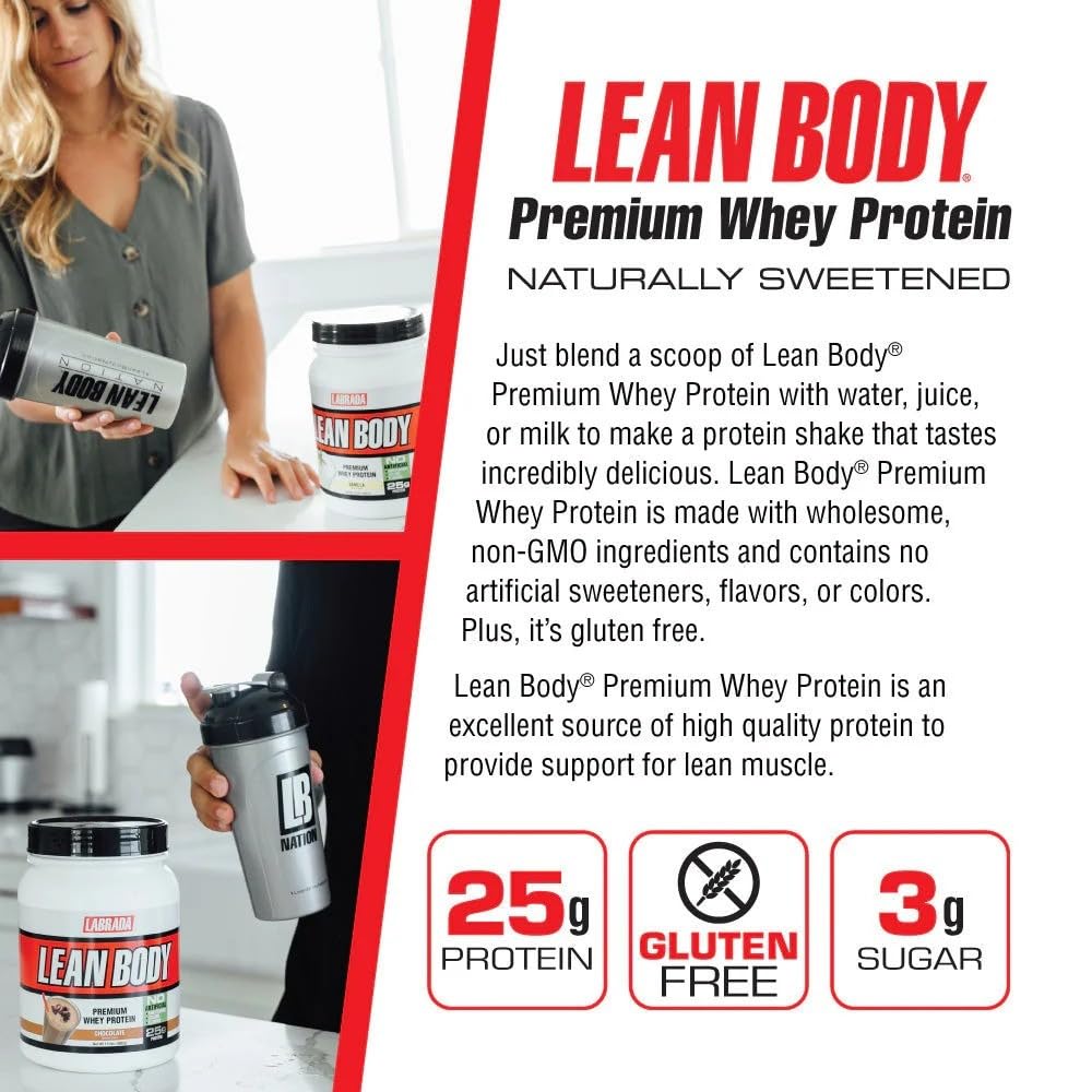 Foto 4 pulgar | Proteína En Polvo Labrada Nutrition Lean Body Premium Whey 680 Ml - Venta Internacional.