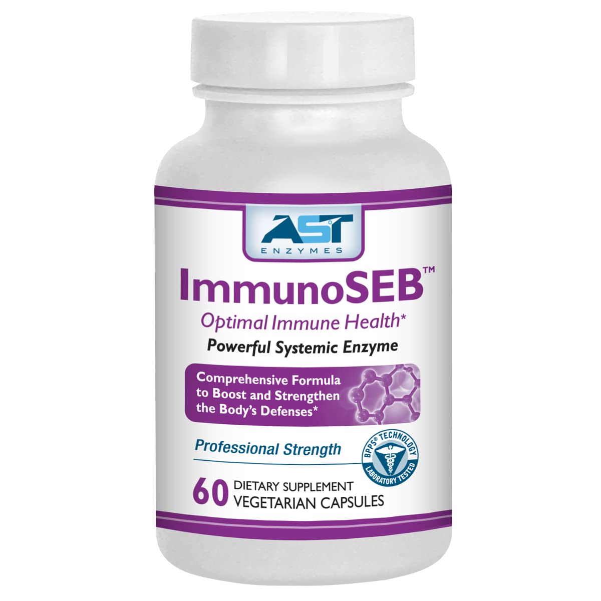 Foto 1 | Suplemento Ast Enzymes Immunoseb 60 Cápsulas Vegetarianas - Venta Internacional.