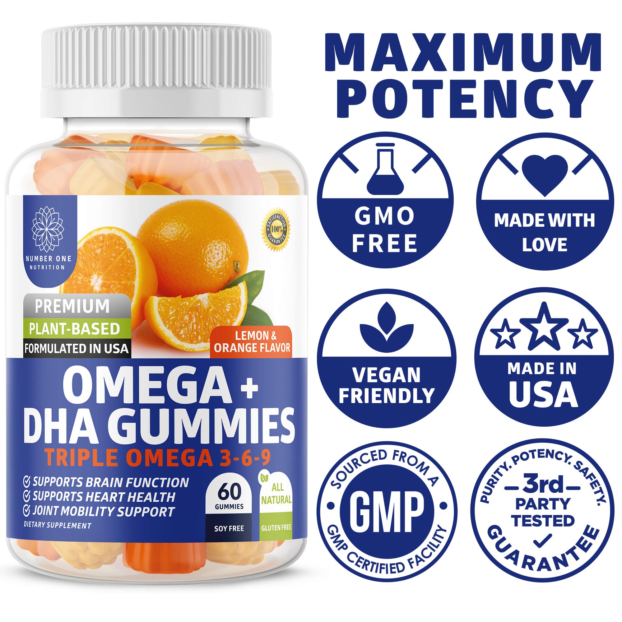 Foto 5 pulgar | Gomitas N1n Premium Omega 3 6 9 + Dha Vegan 60 Unidades - Venta Internacional.