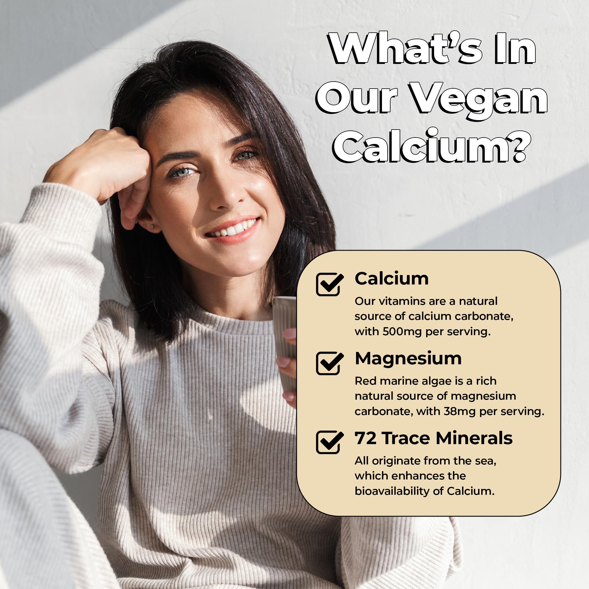 Foto 6 | Suplemento Future Kind De Calcio Vegano Con Magnesio, 60 Cápsulas - Venta Internacional.
