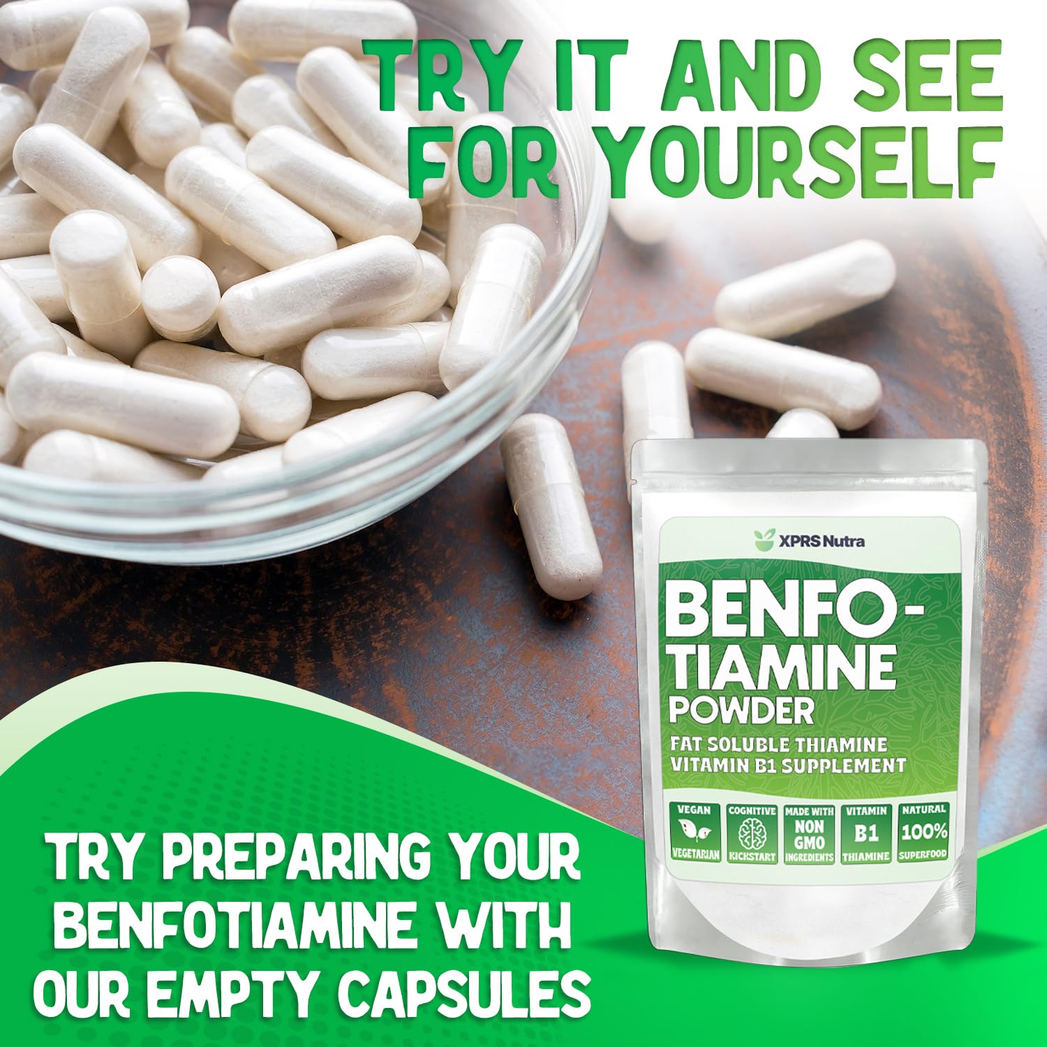 Foto 6 | Suplemento Xprs Nutra Benfotiamina (tiamina) 150 Mg 60 Ml - Venta Internacional.
