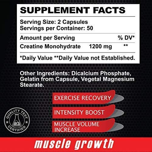 Foto 3 pulgar | Suplemento Alfa Vitamins Maximum Creatina Monohidratado 1200 Mg - Venta Internacional.