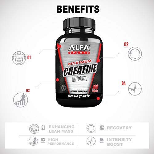 Foto 4 pulgar | Suplemento Alfa Vitamins Maximum Creatina Monohidratado 1200 Mg - Venta Internacional.