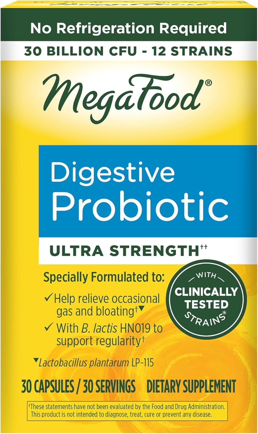 Foto 2 pulgar | Probiótico Digestivo Megafood Ultra Strength 30 Cápsulas - Venta Internacional.