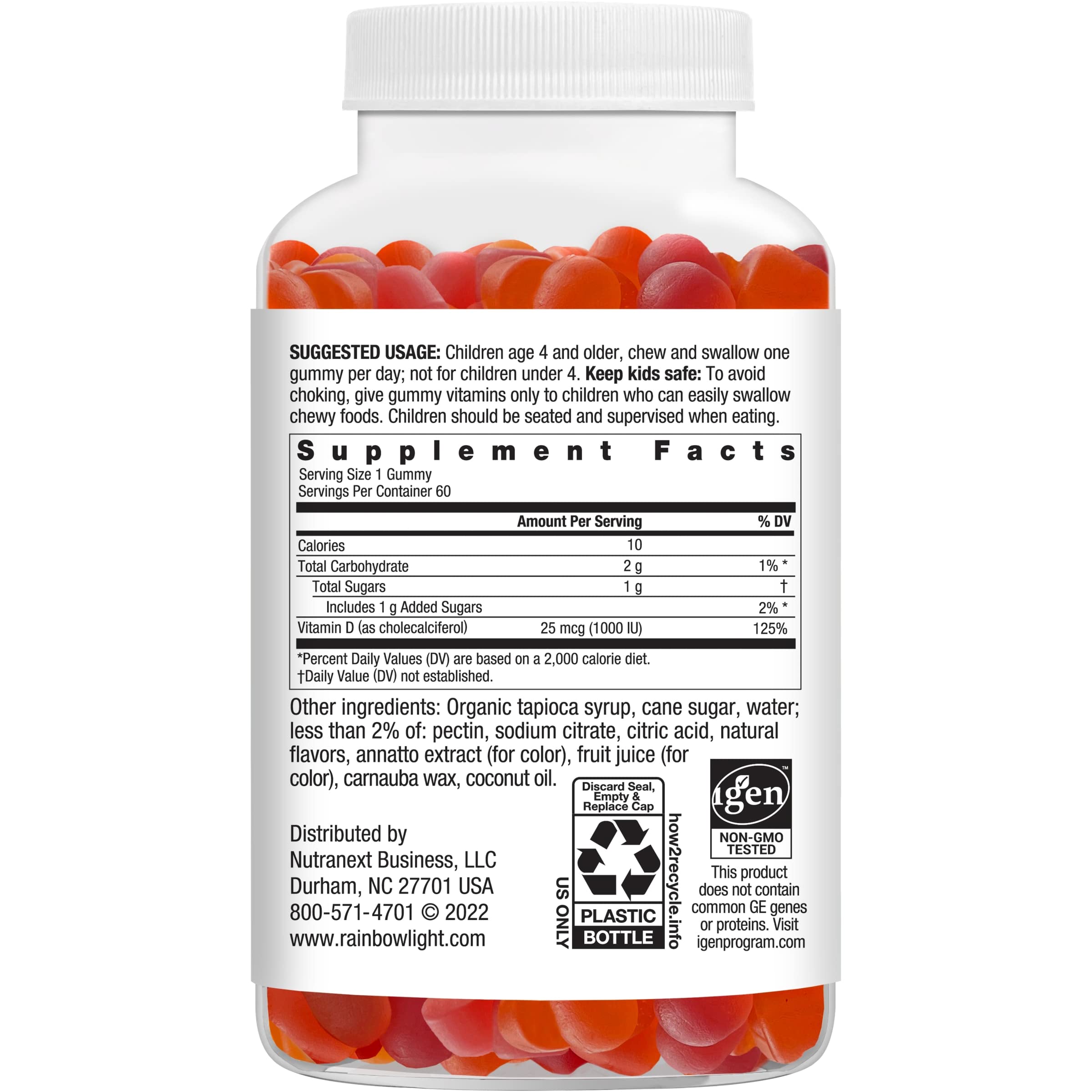 Foto 6 pulgar | Suplemento Rainbow Light Para Niños Sunny Gummies Con Vitamina D3 1000 - Venta Internacional.