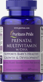 Foto 1 | Multivitamínico Prenatal Puritan's Pride 60 Cápsulas Blandas Con Dha - Venta Internacional.