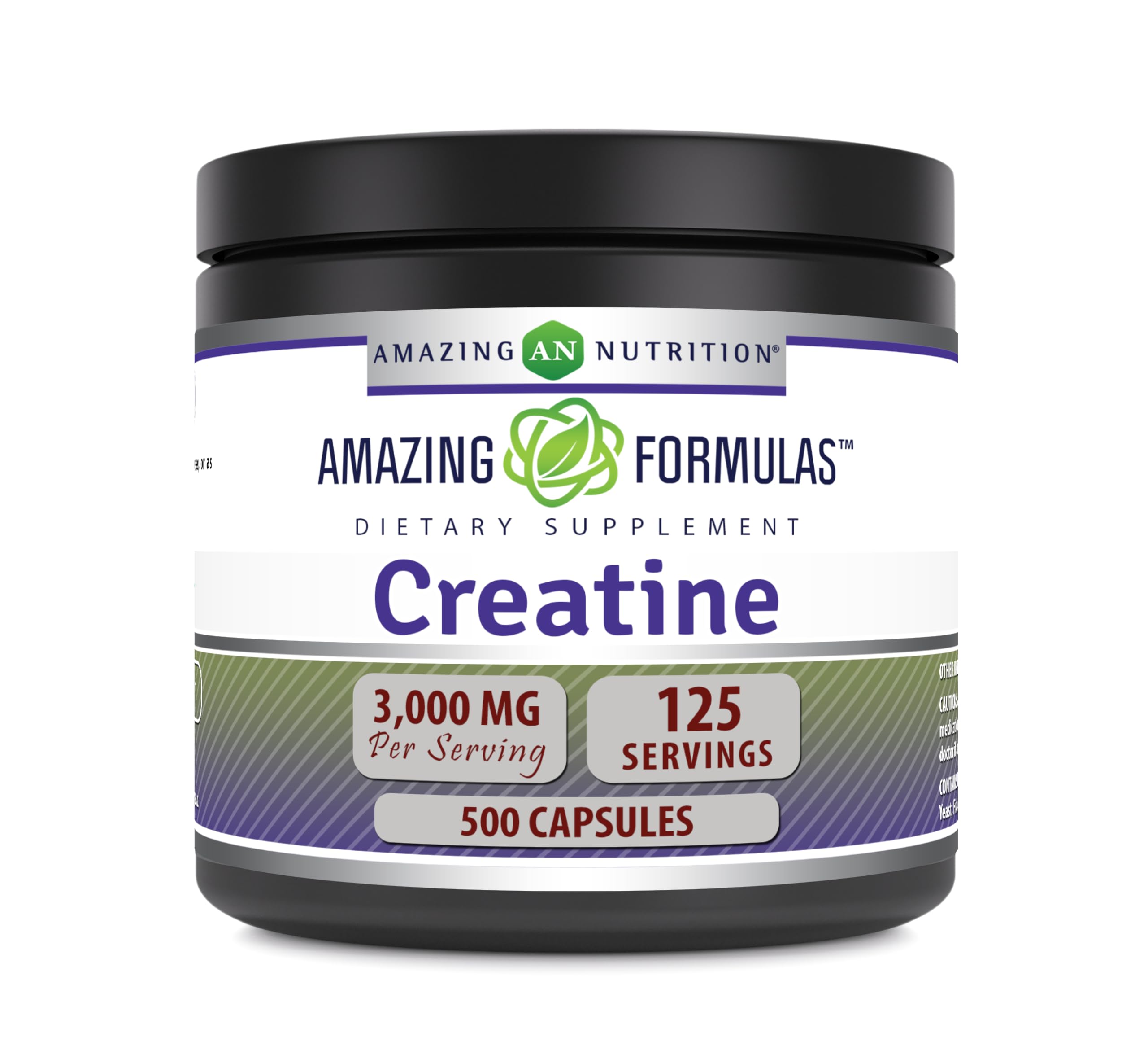 Foto 2 pulgar | Suplemento Amazing Formulas Creatina 3000 Mg 500 Cápsulas - Venta Internacional.