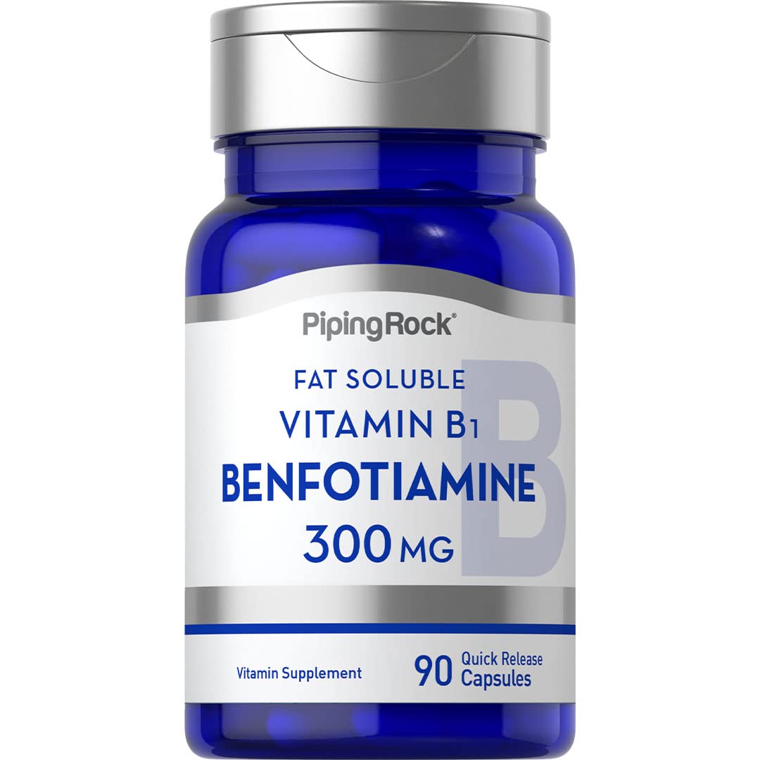 Foto 1 | Suplemento Piping Rock Benfotiamina 300 Mg 90 Cápsulas - Venta Internacional.