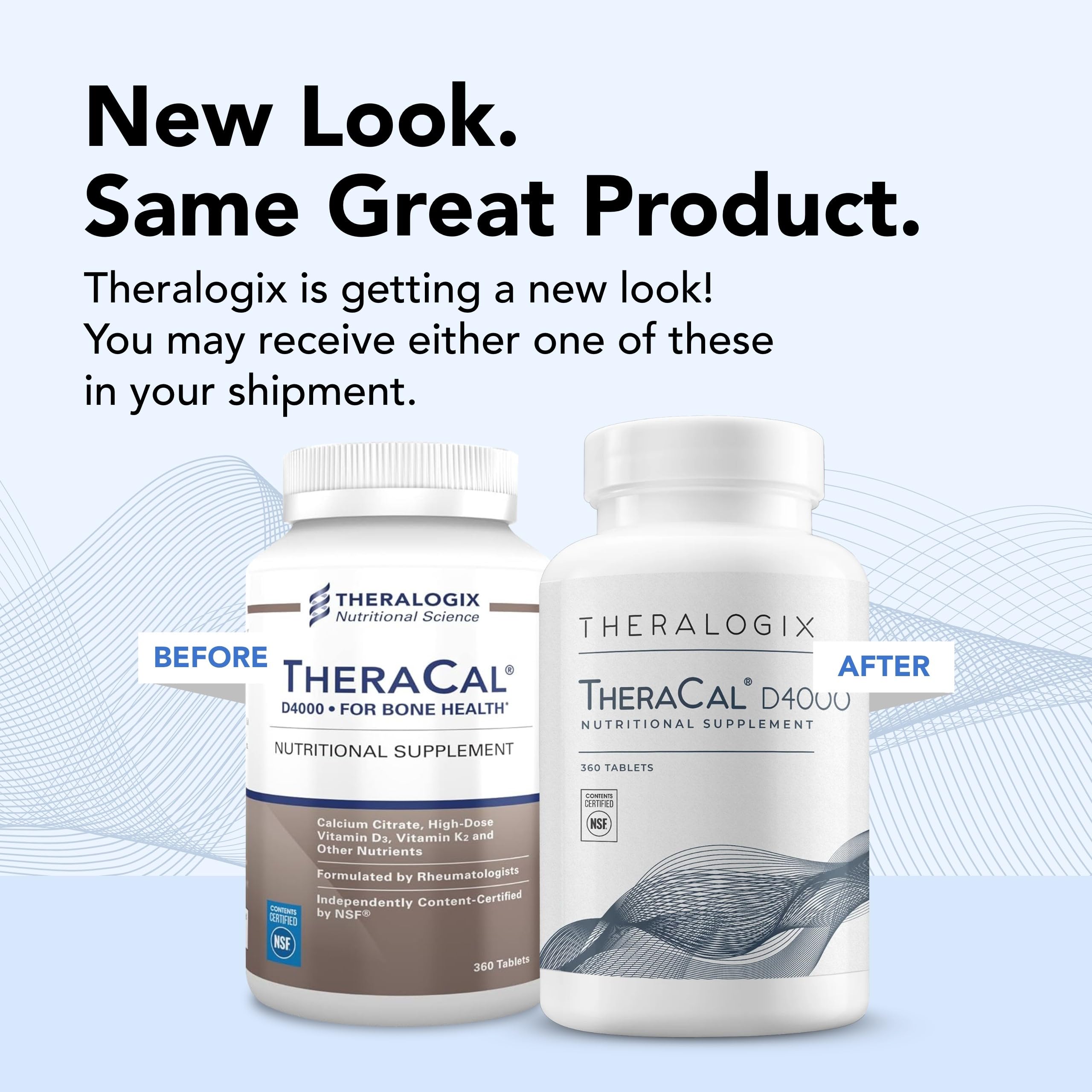 Foto 3 | Suplemento Theralogix Theracal D4000 Bone Health 360 Comprimidos - Venta Internacional.