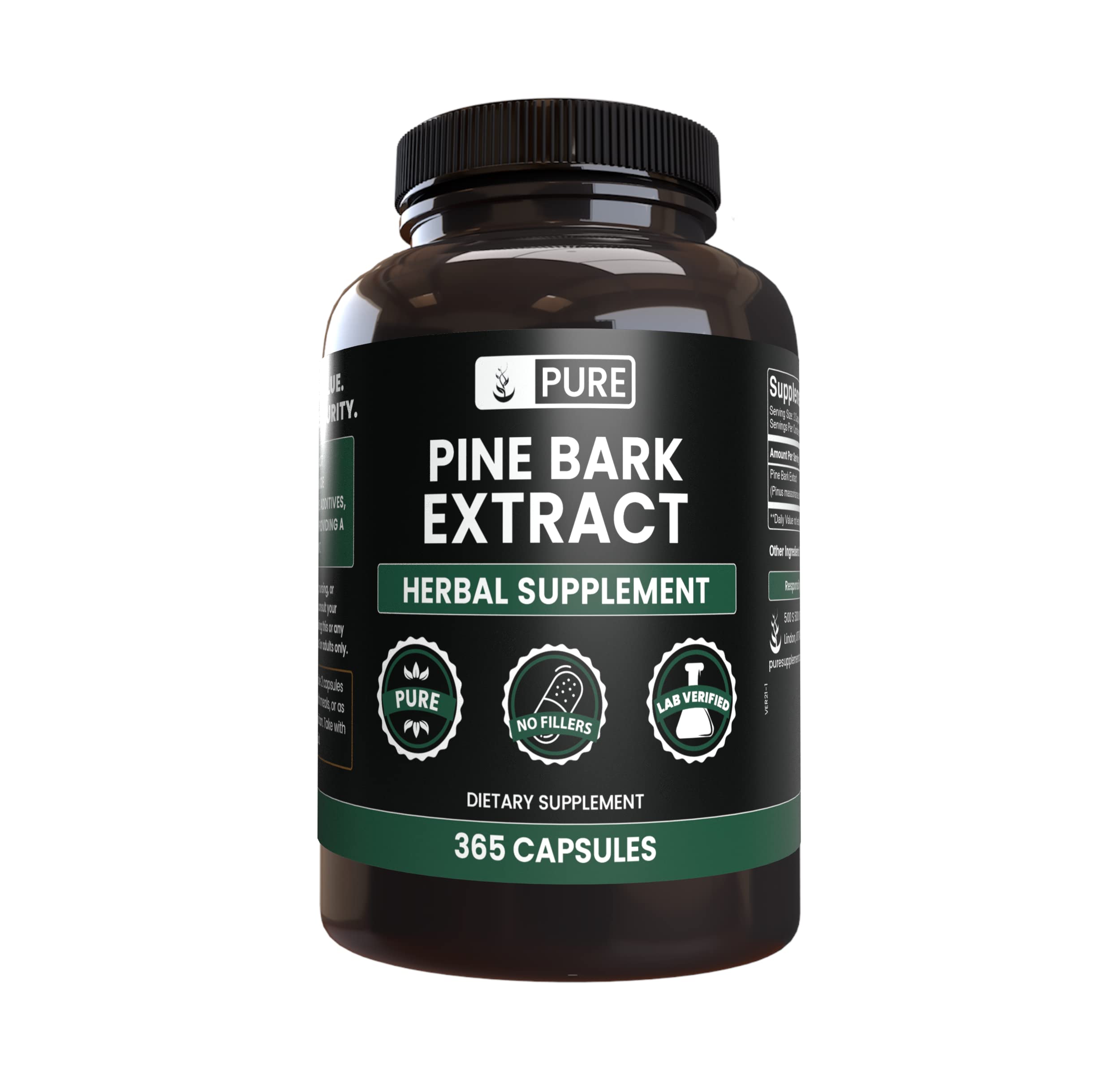 Suplemento Herbal Con Ingredientes Puros Y Originales, Extracto De Corteza De Pino - Venta Internacional.