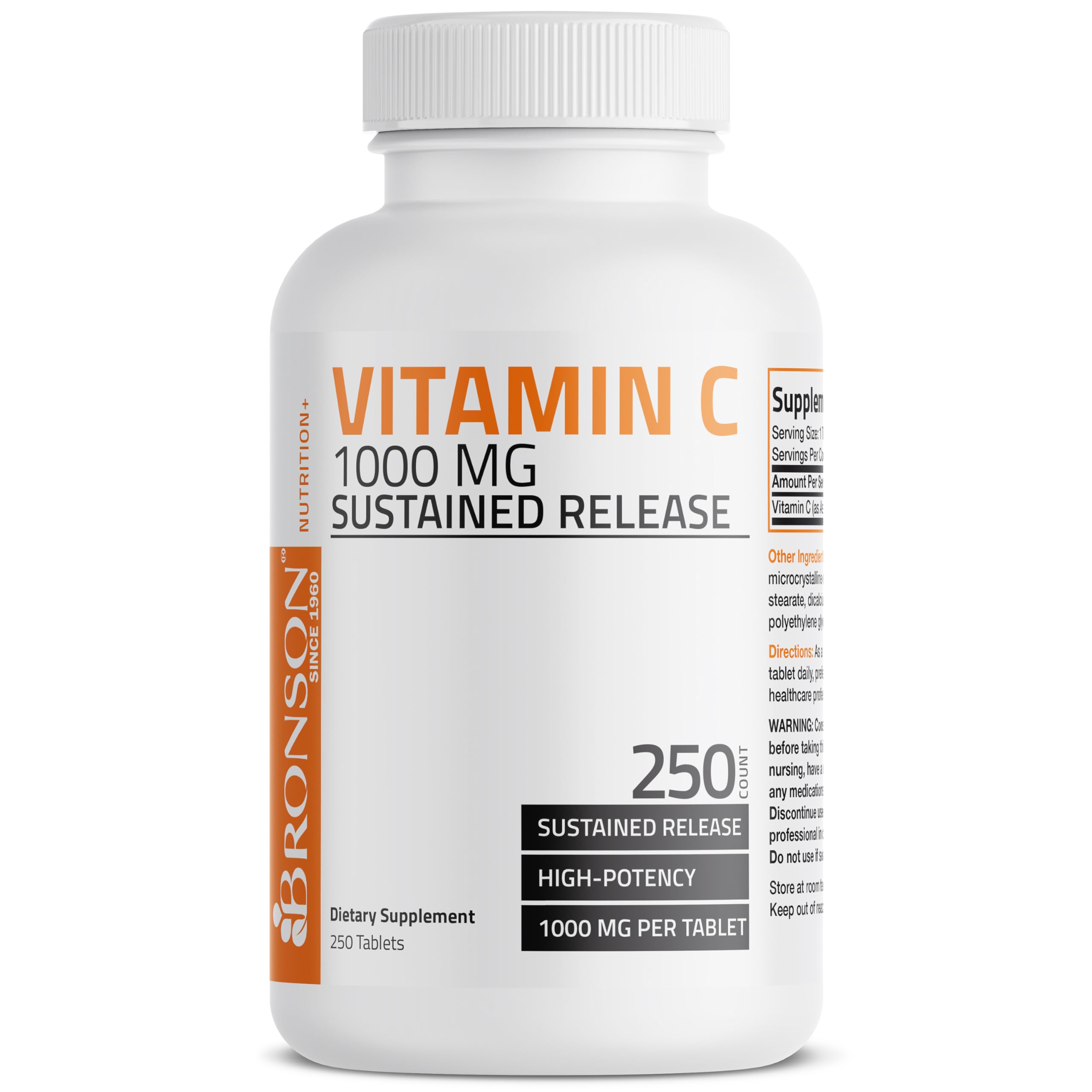 Foto 1 | Suplemento Bronson De Vitamina C De 1000 Mg De Liberación Sostenida, 250 Tabletas - Venta Internacional.