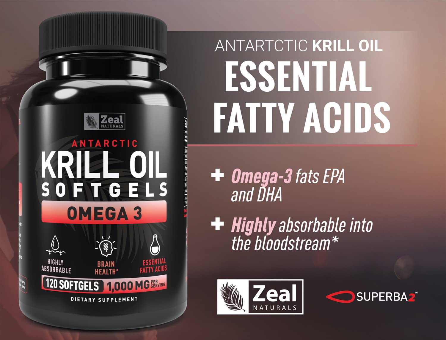 Foto 6 pulgar | Suplemento De Aceite De Krill Zeal Naturals 1000 Mg (120 Cápsulas Blandas) - Venta Internacional.