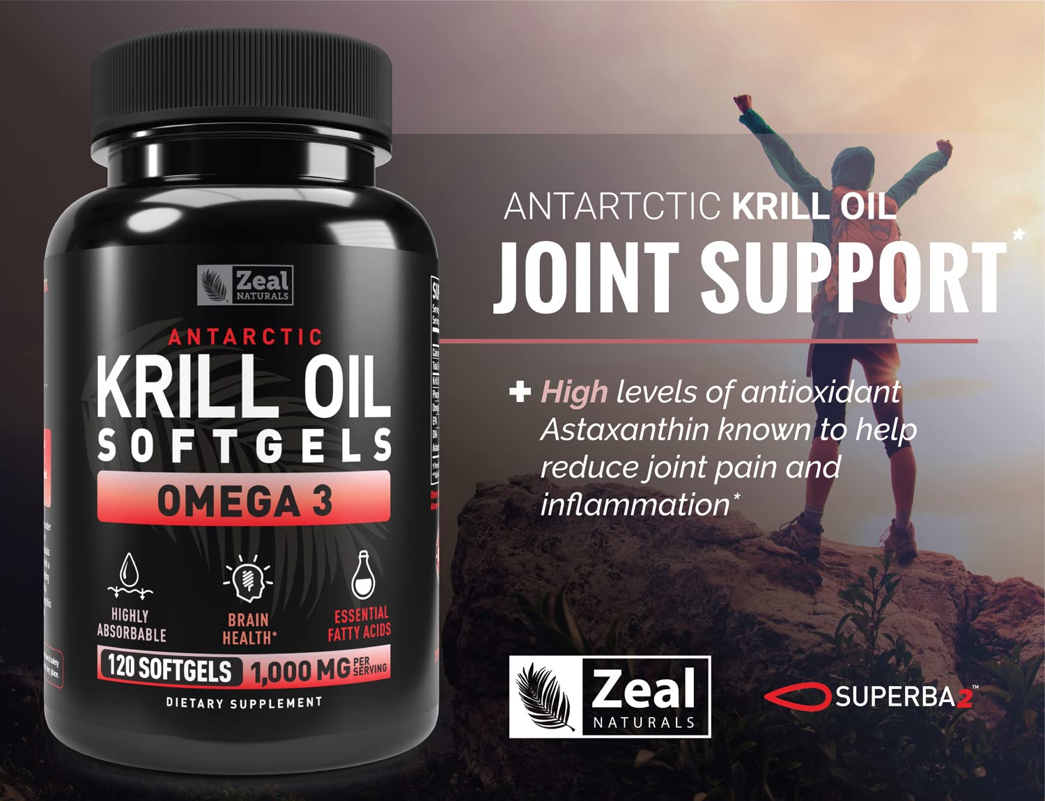 Foto 7 pulgar | Suplemento De Aceite De Krill Zeal Naturals 1000 Mg (120 Cápsulas Blandas) - Venta Internacional.