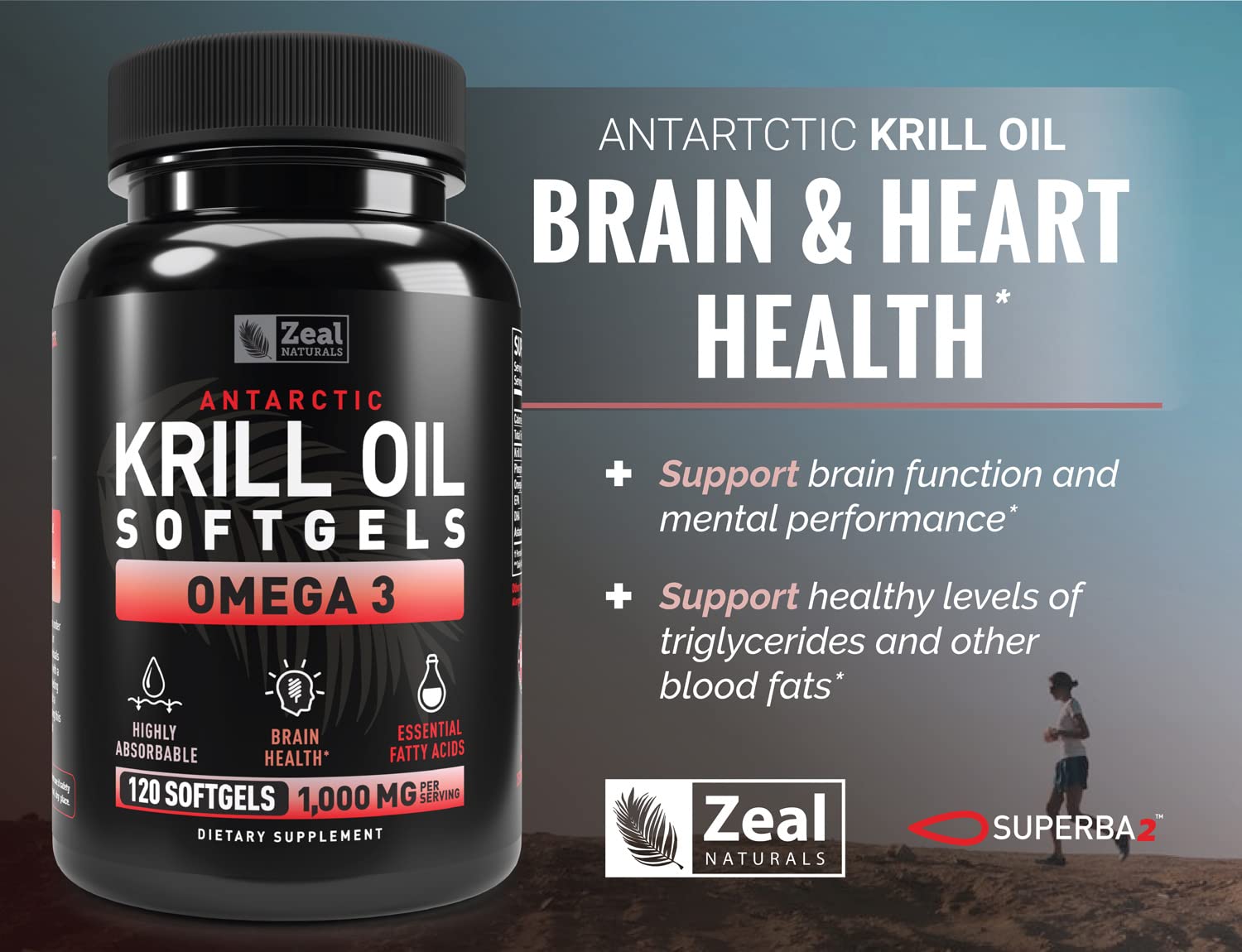 Foto 8 pulgar | Suplemento De Aceite De Krill Zeal Naturals 1000 Mg (120 Cápsulas Blandas) - Venta Internacional.