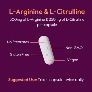 Foto 6 | Suplemento Bestvite L-arginina L-citrulina 500 Mg/250 Mg 240 - Venta Internacional.