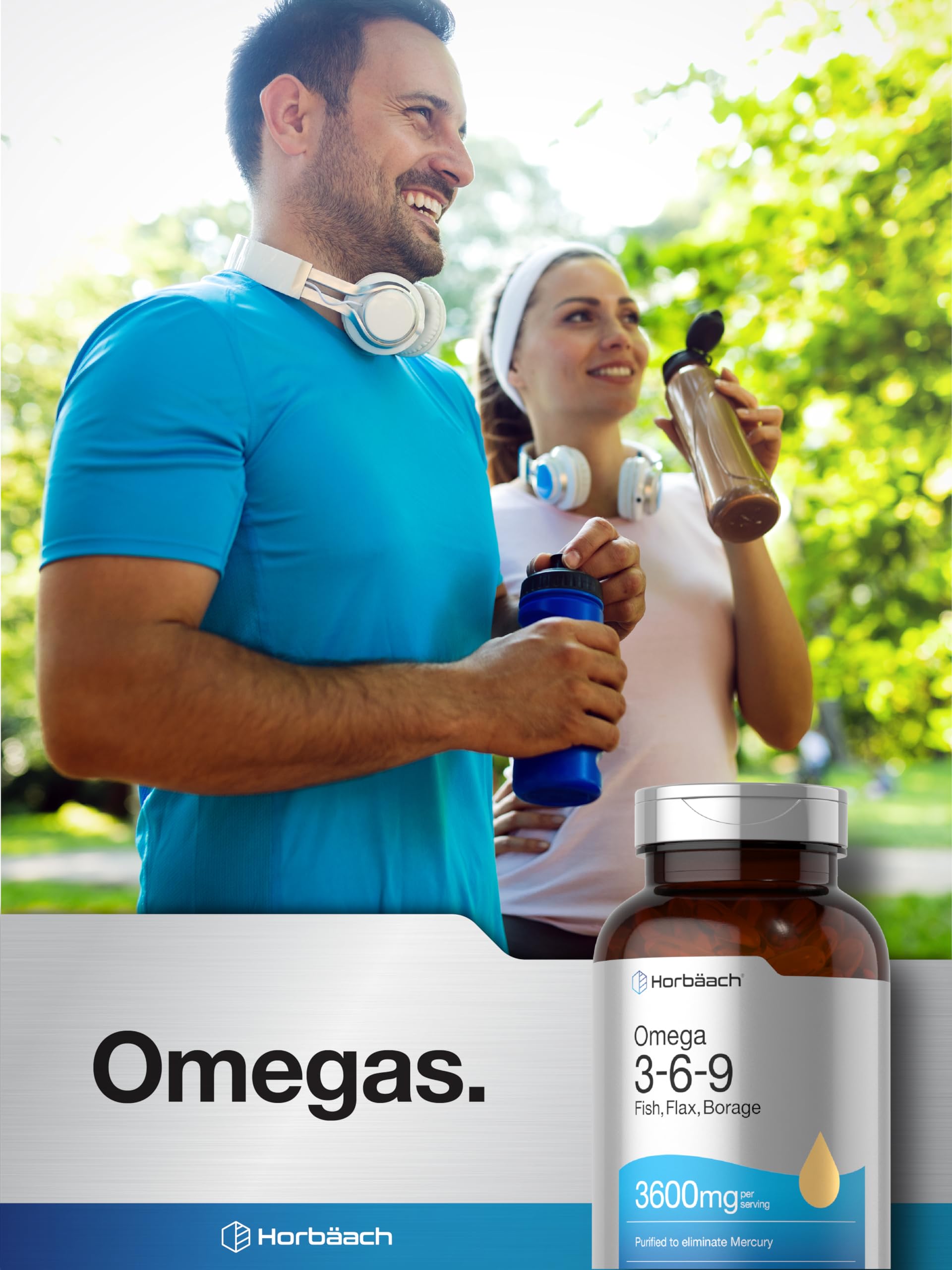 Foto 7 | Suplemento Horbäach Triple Omega 3-6-9 240 Cápsulas Blandas - Venta Internacional.