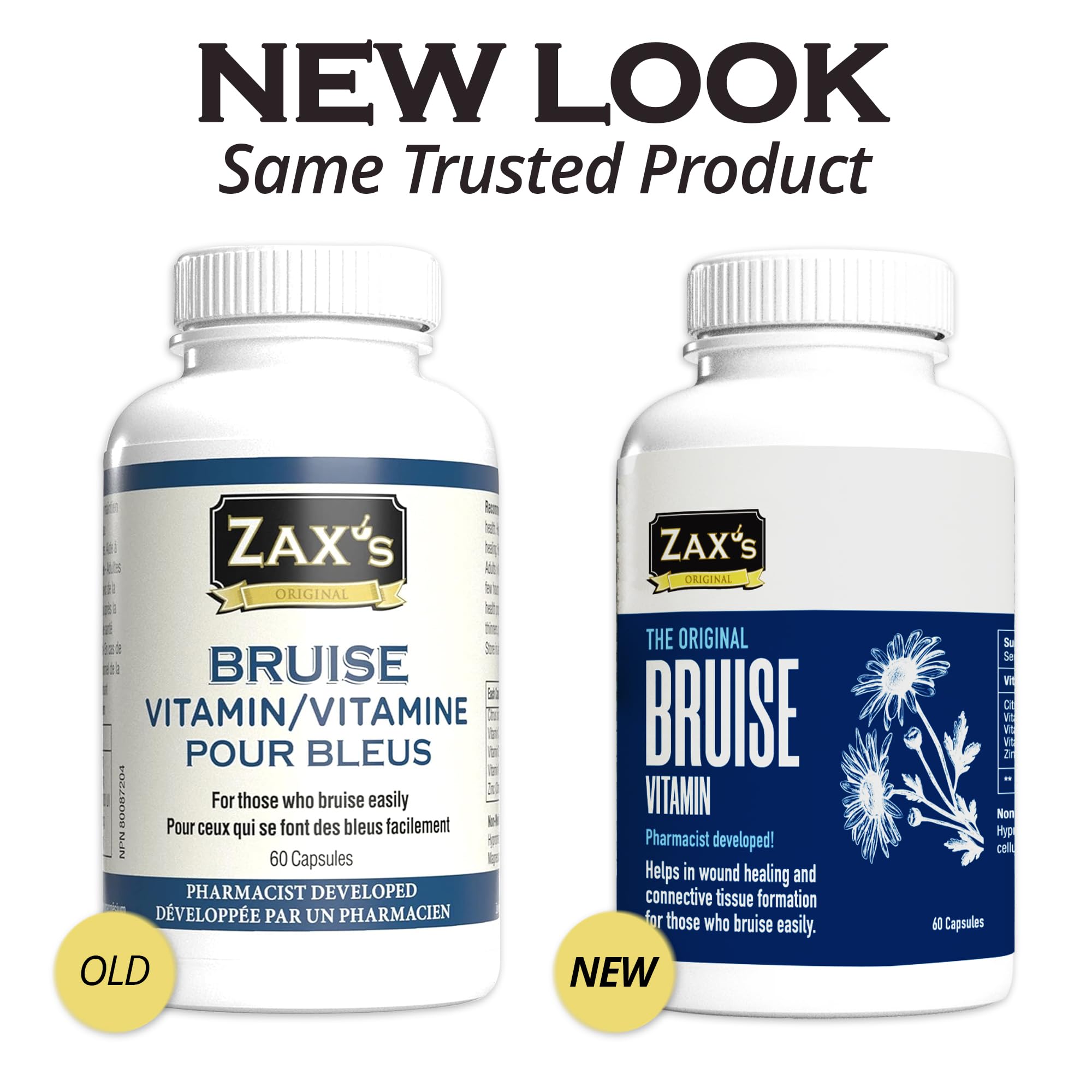 Foto 3 | Suplemento Zax's Original Bruise Vitamin 60 Cápsulas - Venta Internacional.