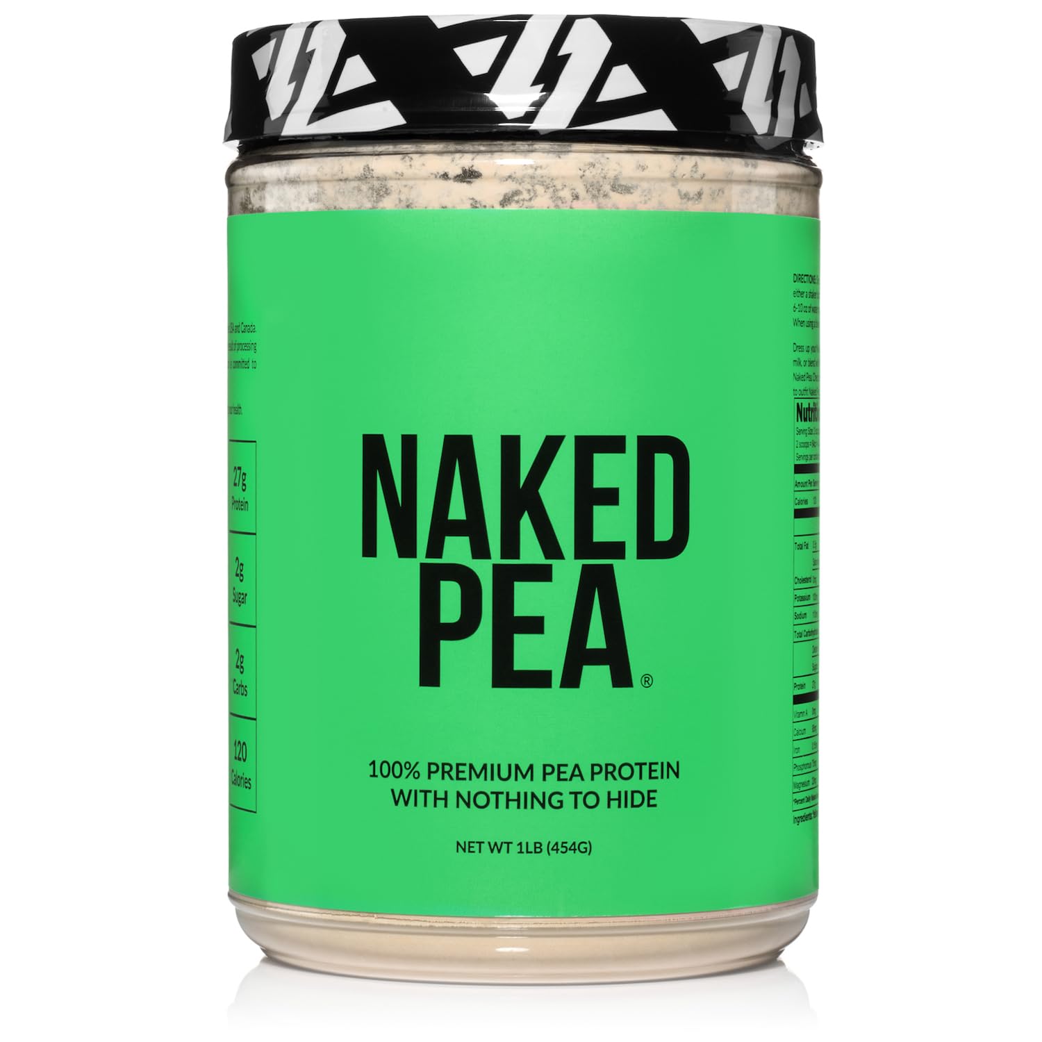 Foto 2 pulgar | Proteína En Polvo Naked Pea Protein Isolate 420 G - Venta Internacional.