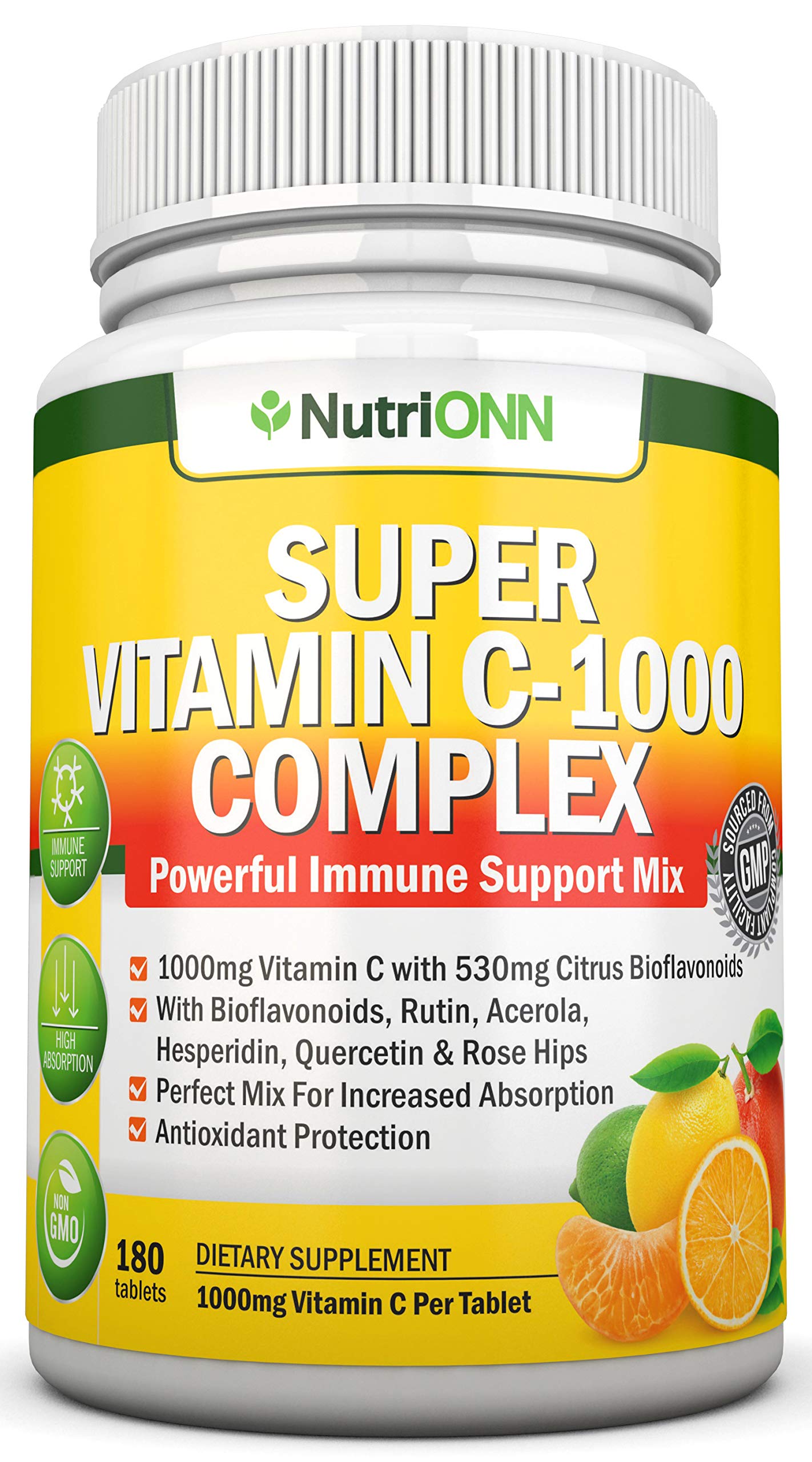 Foto 2 pulgar | Suplemento Nutrionn Super Vitamina C Complex 1695 Mg 180 Tablas - Venta Internacional.
