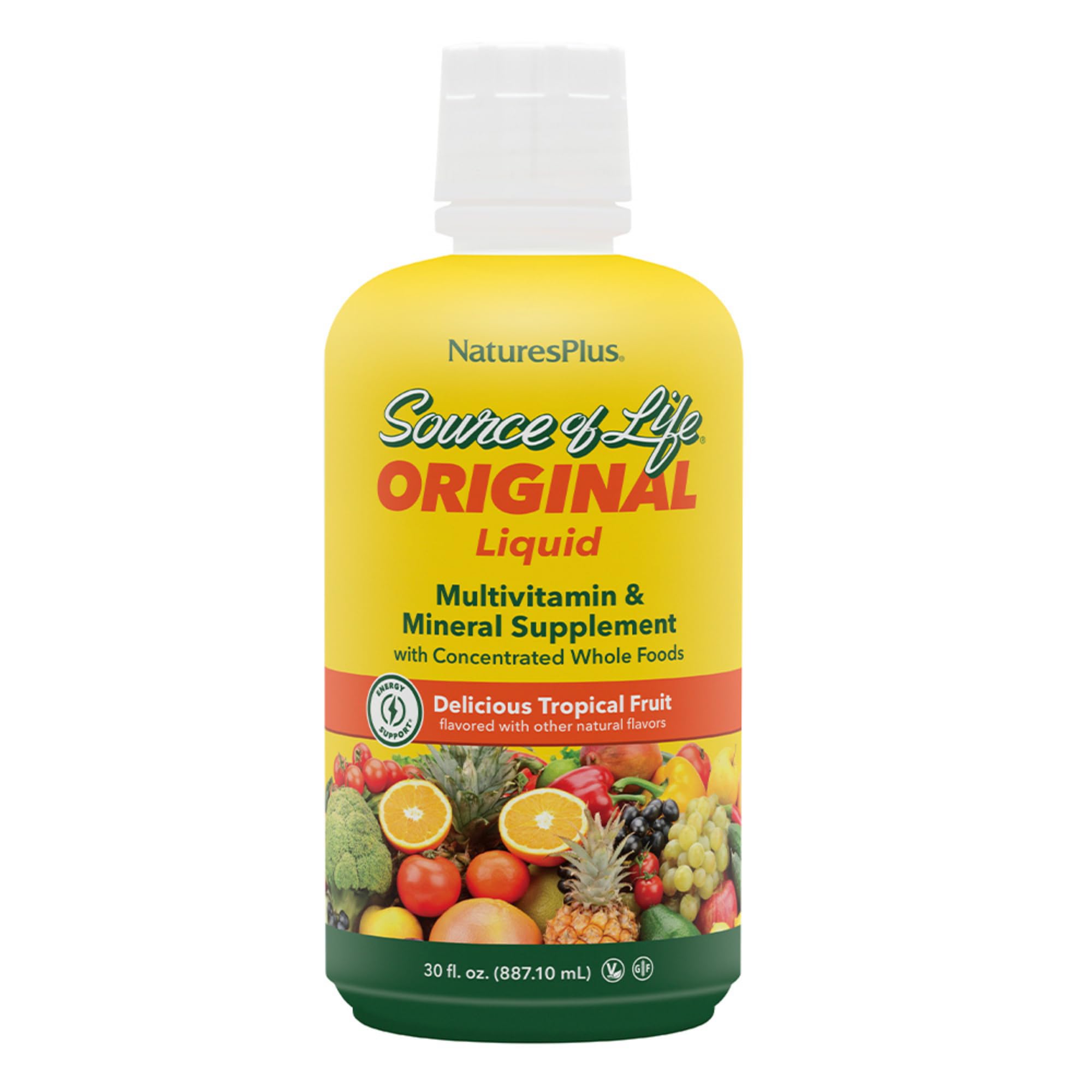 Foto 1 | Suplemento Líquido Source Of Life De Natures Plus, 887 Ml - Venta Internacional.