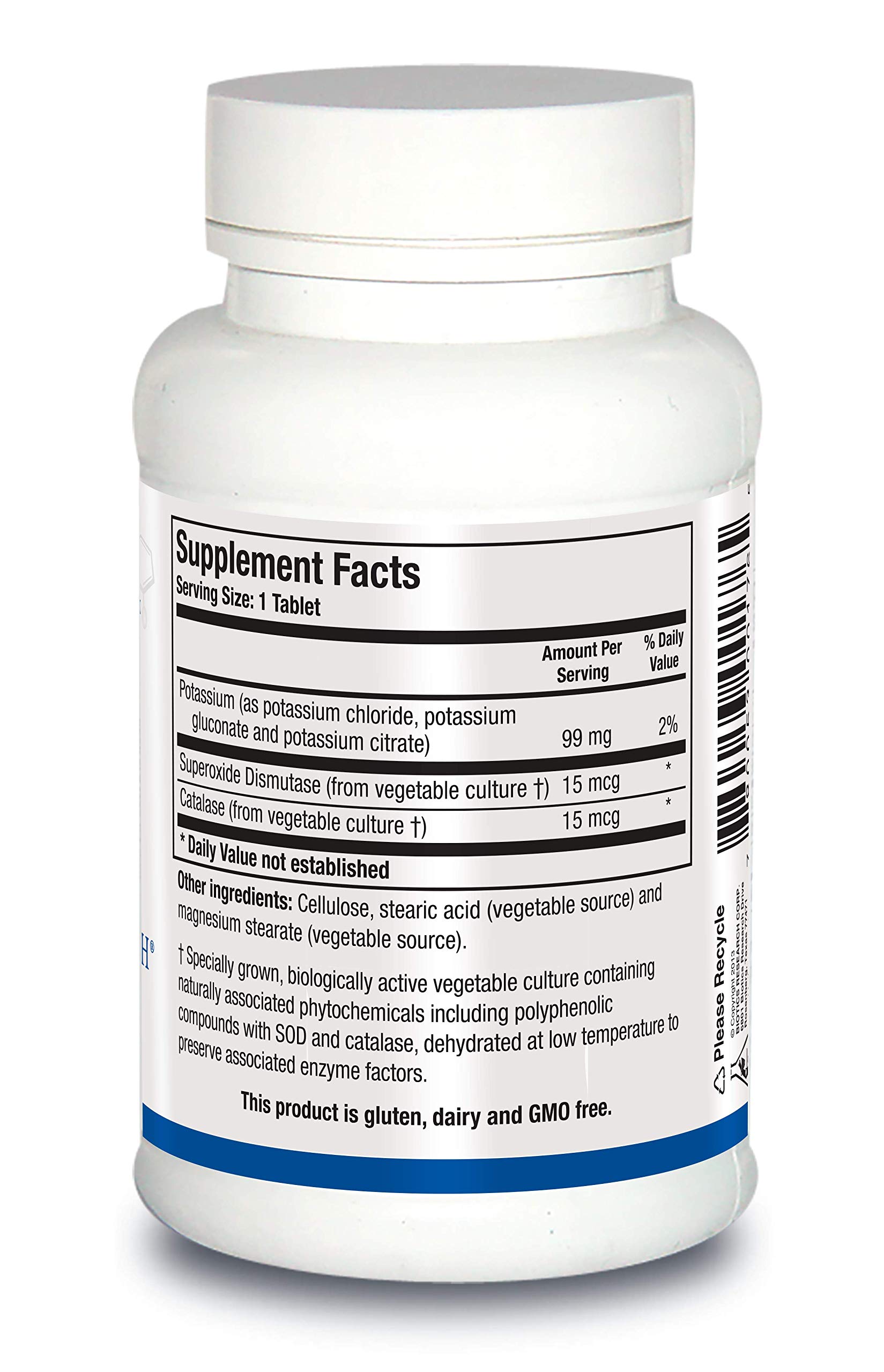 Foto 3 pulgar | Suplemento Biotics Research K Zyme™ De Potasio 99 Mg, 100 Tabletas - Venta Internacional.