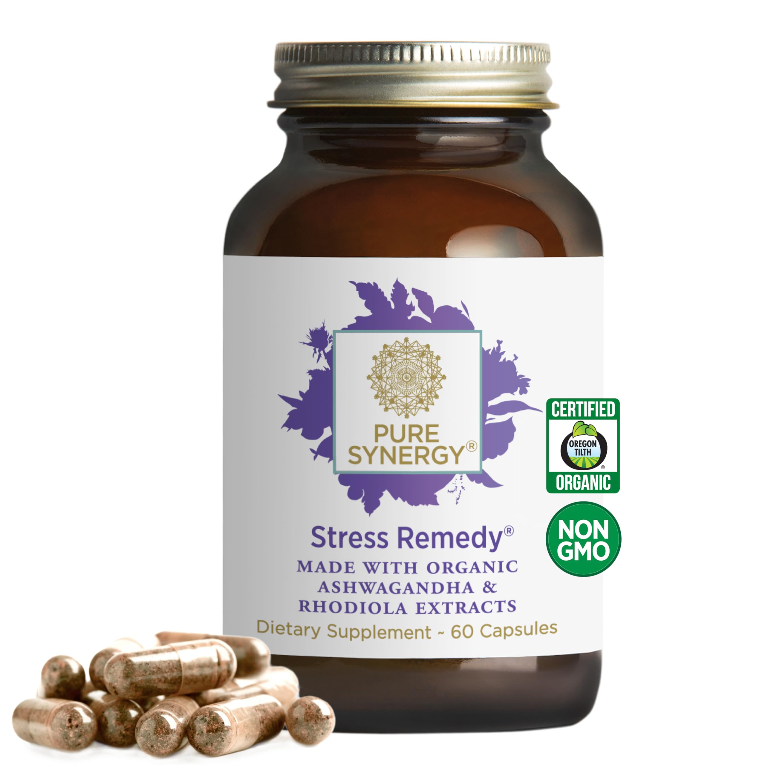 Foto 1 | Suplemento Pure Synergy Stress Remedy 60 Cápsulas - Venta Internacional.
