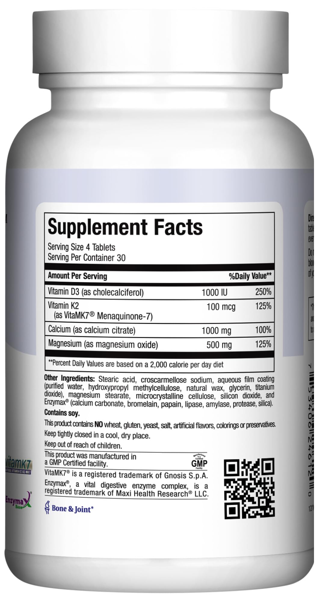 Foto 3 pulgar | Suplemento Maxi Health Calcium Con Vitamina D3, K2 Y Magnesio - Venta Internacional.