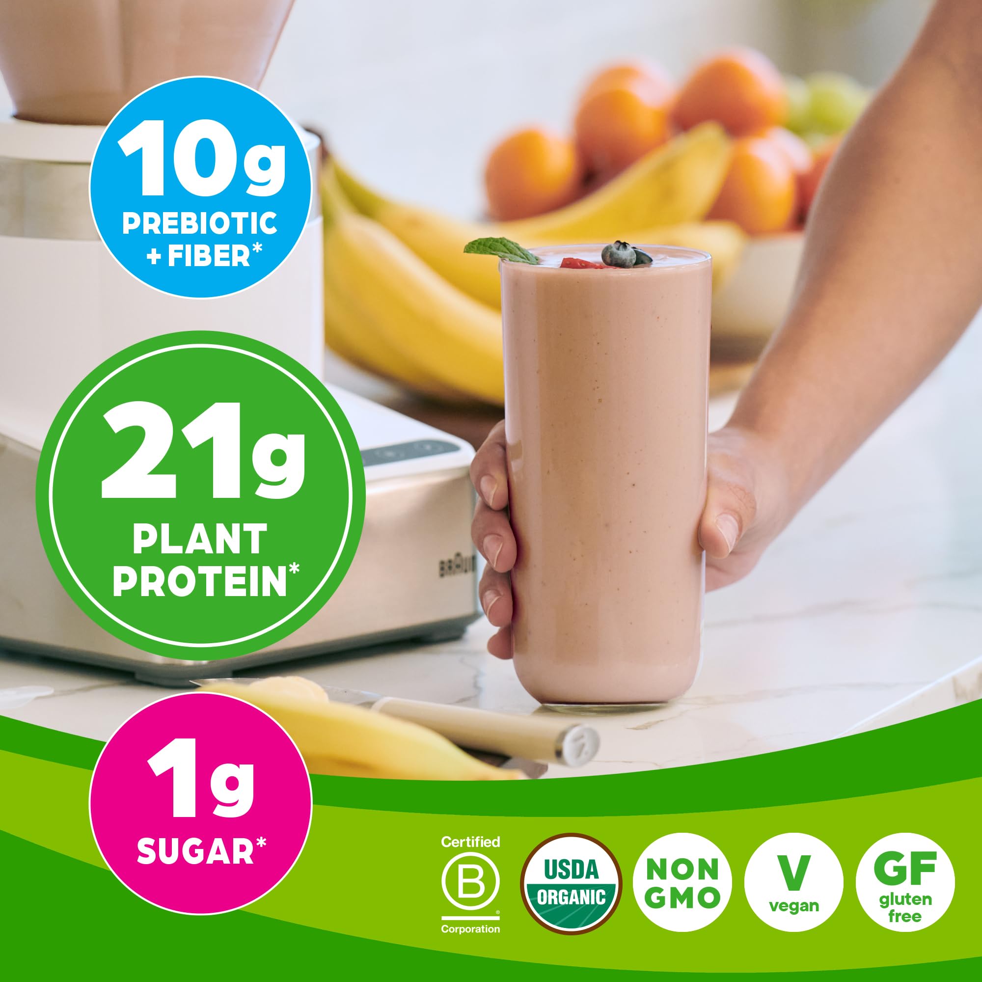 Foto 4 pulgar | Fudge De Chocolate Cremoso Vegano Orgánico Orgánico En Polvo Orgain 5 - Venta Internacional.