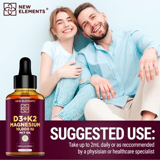 Foto 6 | Suplemento Líquido De Vitamina D3 K2 De 10000 Ui Con 5 Mg De Magnesio - Venta Internacional.