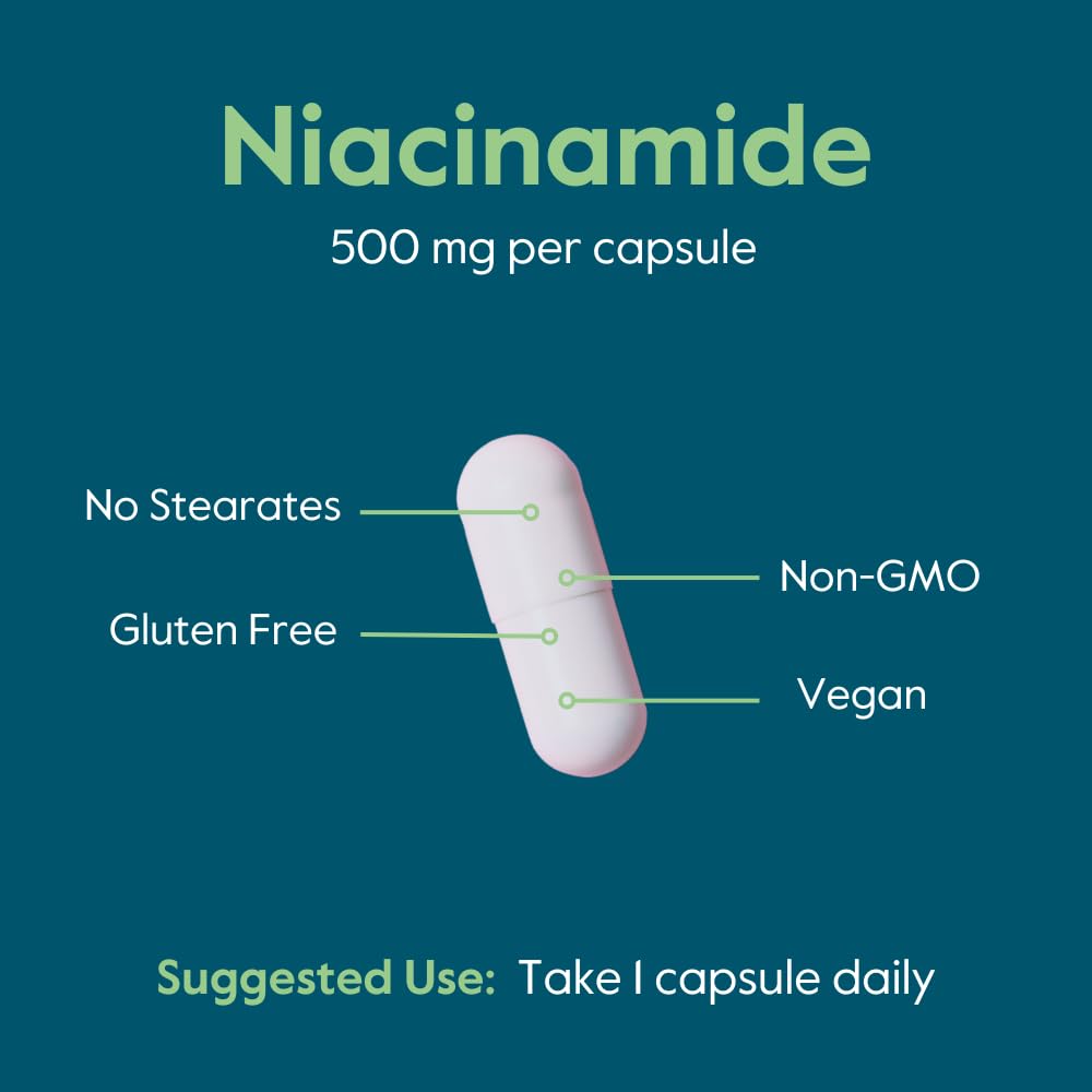Foto 6 | Suplemento Bestvite Niacinamida 500 Mg 240 Cápsulas - Venta Internacional.
