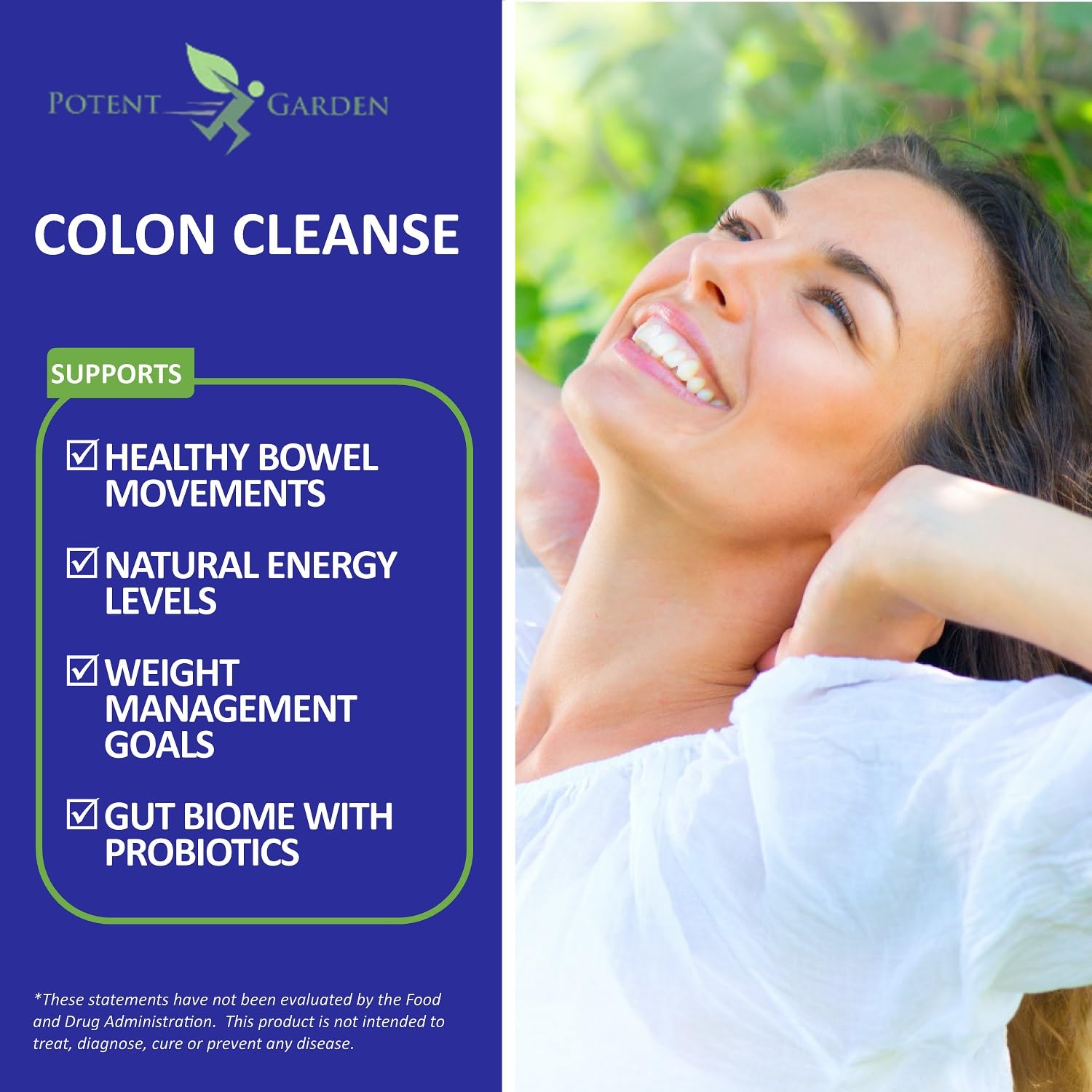 Foto 4 pulgar | Colon Cleanse Detox Potent Garden, 15 Días, 30 Cápsulas - Venta Internacional.