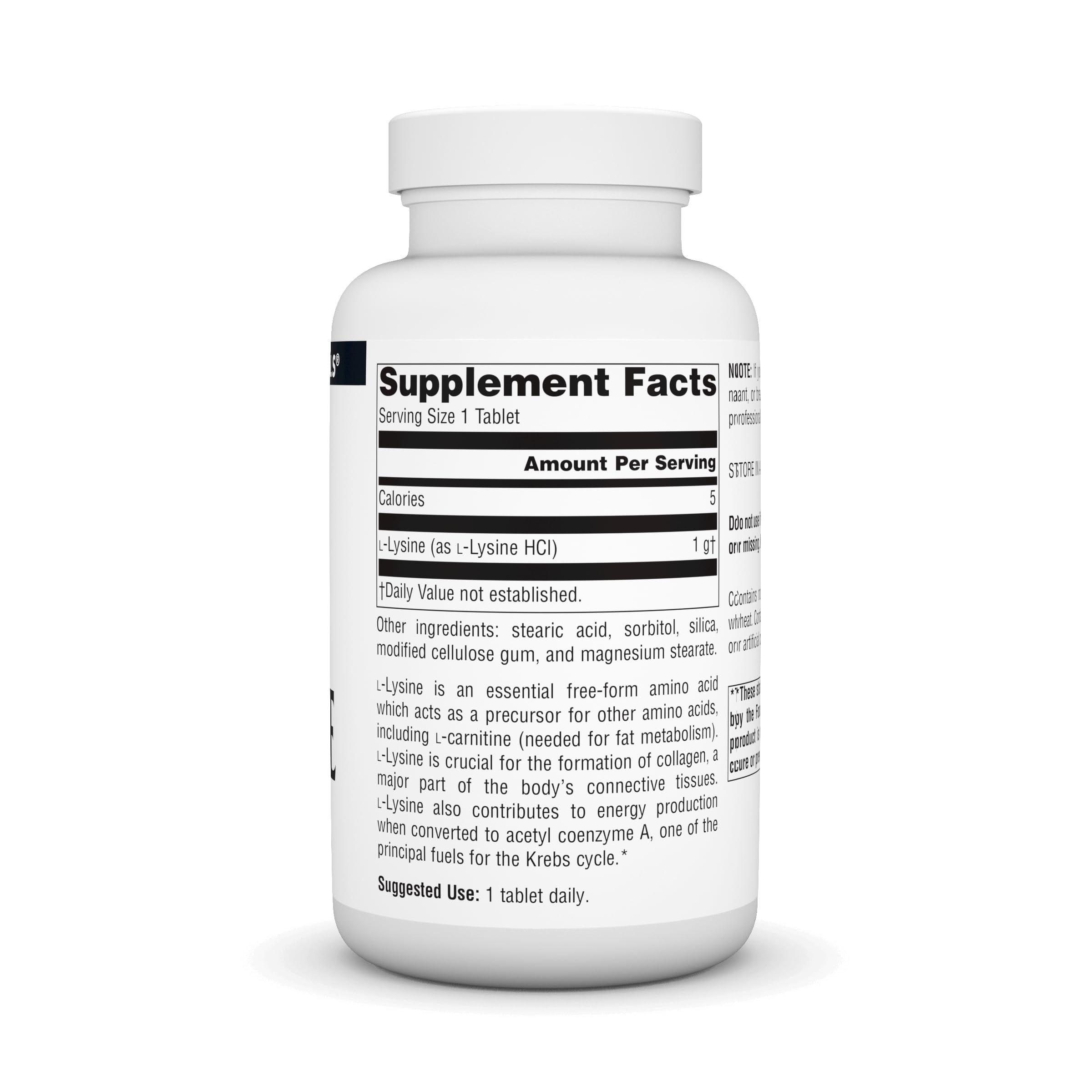 Foto 3 pulgar | Supplement Source Naturals, Forma Libre De L-lisina, 100 Comprimidos - Venta Internacional.
