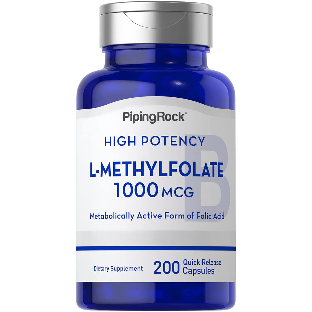 Foto 1 | Suplemento De Metilfolato Piping Rock L 1000 Mcg 200 Cápsulas - Venta Internacional.