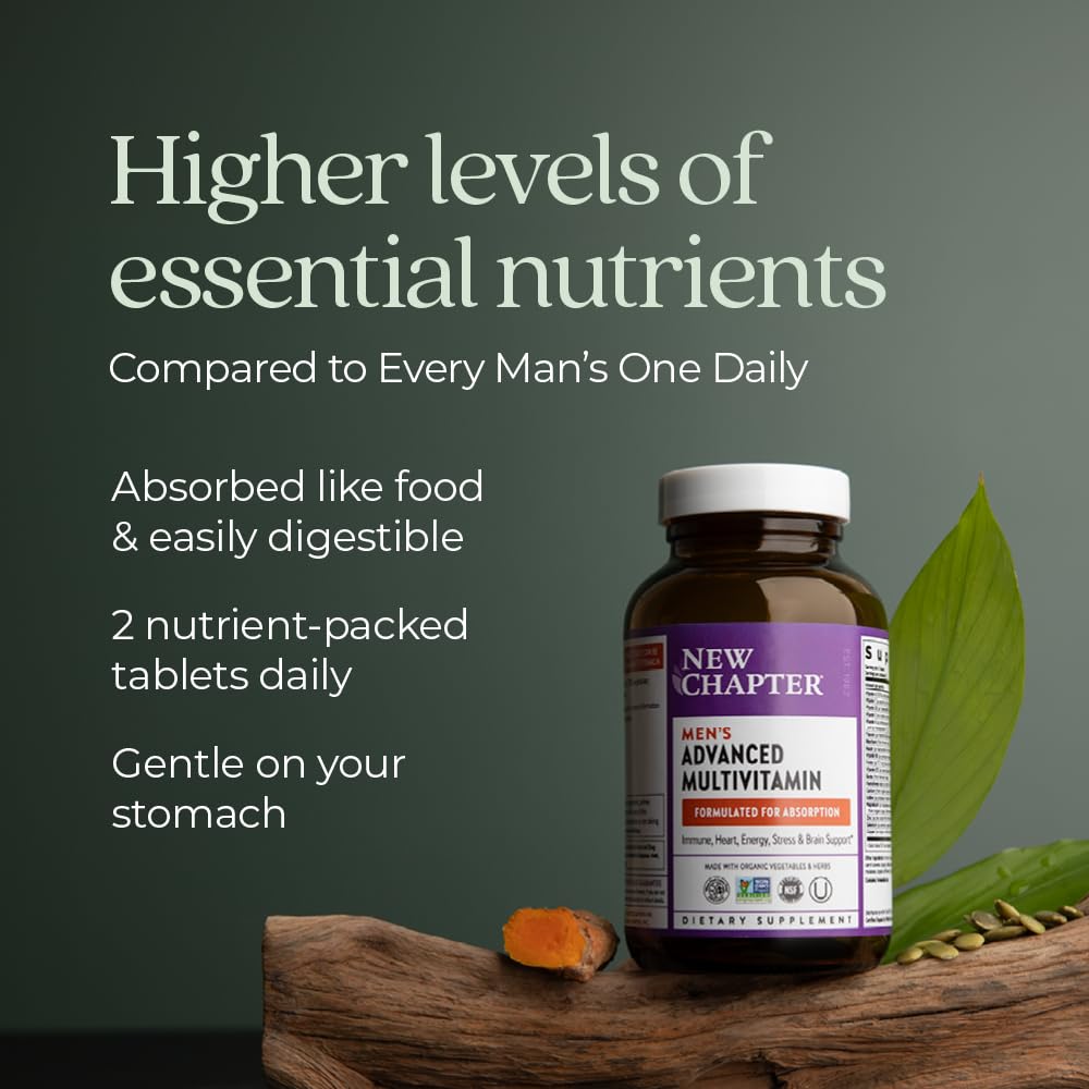 Foto 4 | Multivitamínico New Chapter Men's Advanced, 72 Unidades - Venta Internacional.