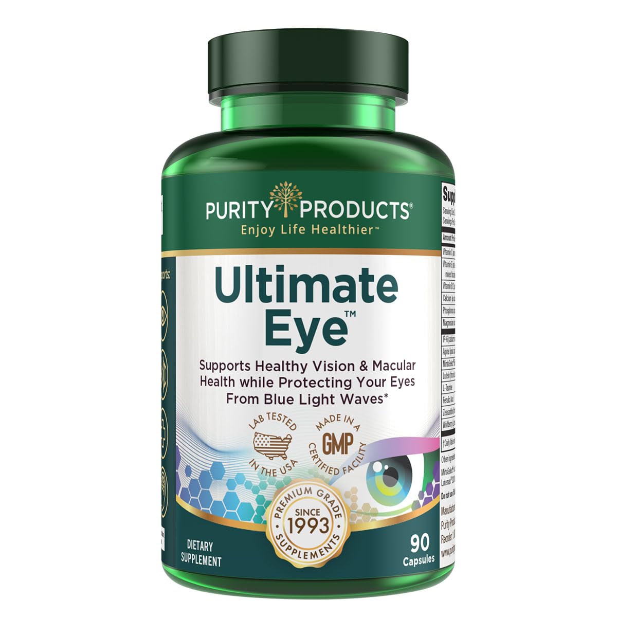 Foto 1 | Suplemento Para El Cuidado De Los Ojos Purity Products Ultimate Eye 90 Cápsulas - Venta Internacional.