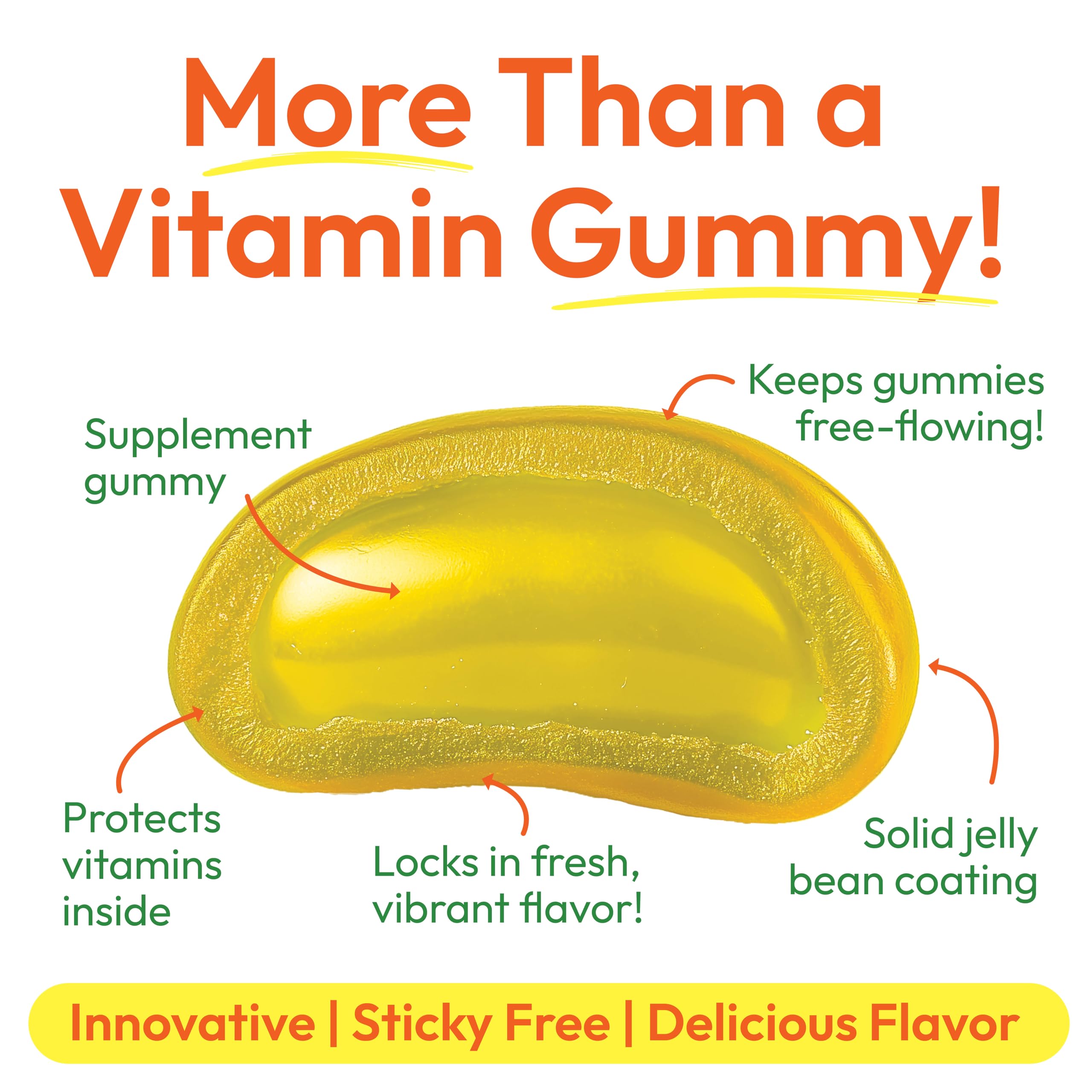 Foto 4 pulgar | Gominolas Con Vitamina C Human Beanz Kids 120 Citrus - Venta Internacional.