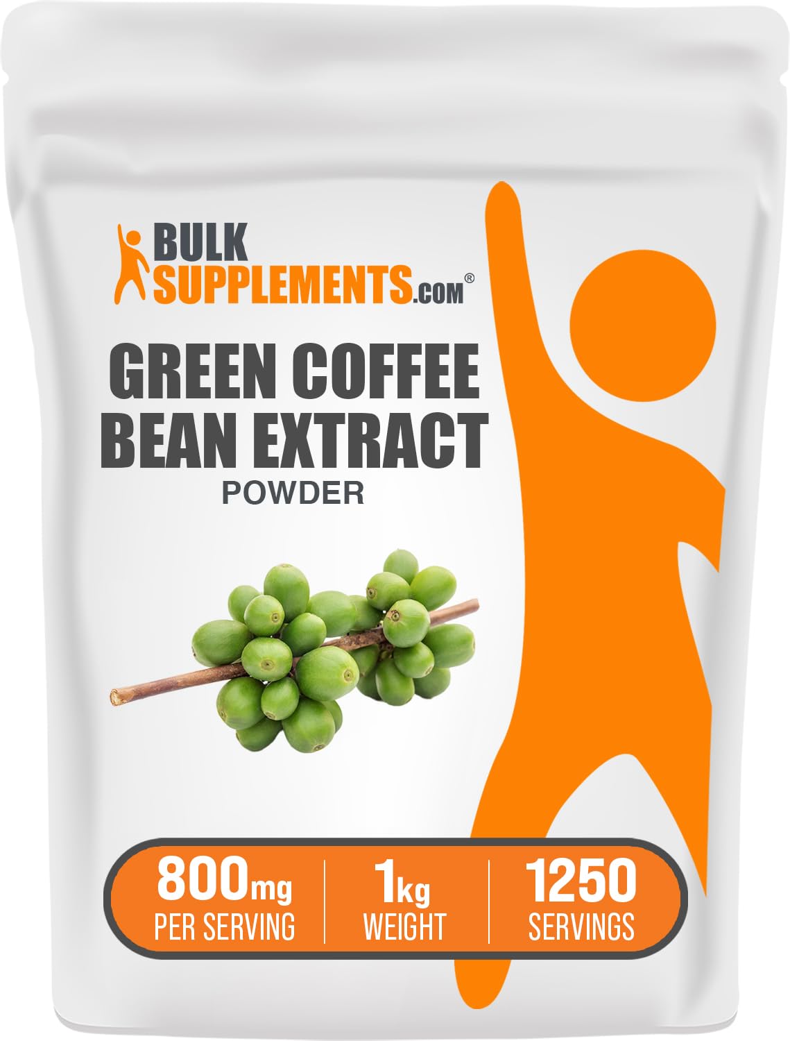 Foto 2 pulgar | Suplemento Bulksupplements Extracto De Grano De Café Verde, 1 Kg - Venta Internacional.