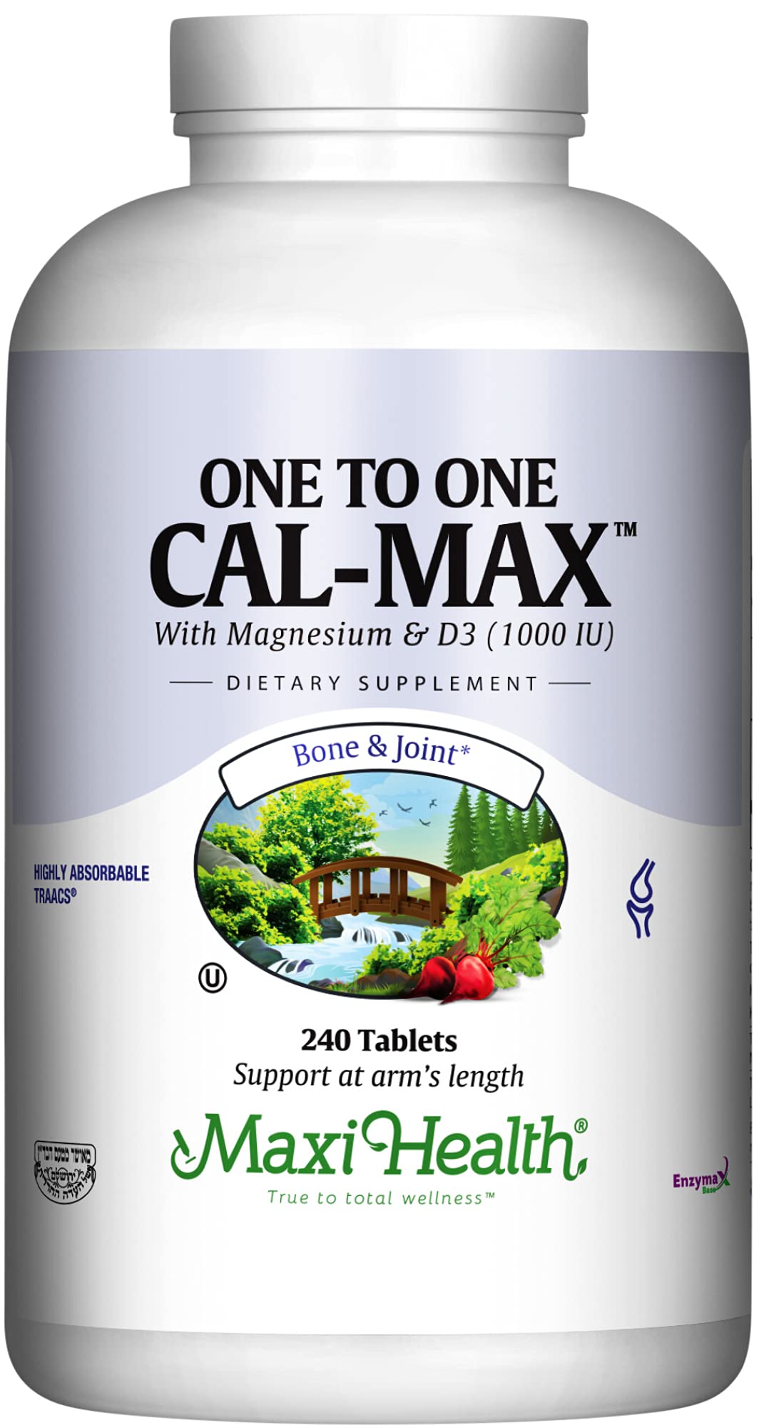 Foto 2 pulgar | Suplemento De Calcio Maxi Health 500 Mg Con Vitamina D3 1000 Ui - Venta Internacional.