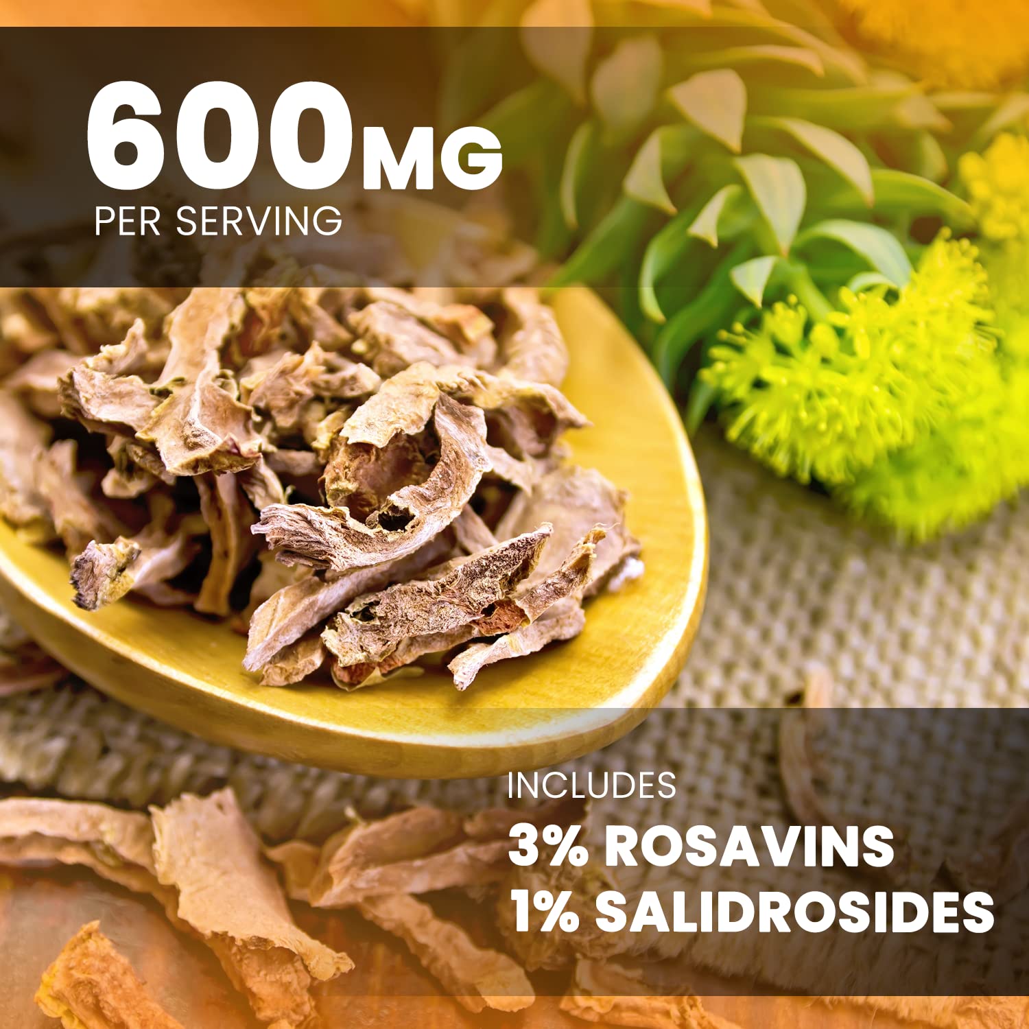 Foto 6 pulgar | Suplemento Nutrachamps Rhodiola Rosea En Cápsulas De 300 Mg [120] - Venta Internacional.