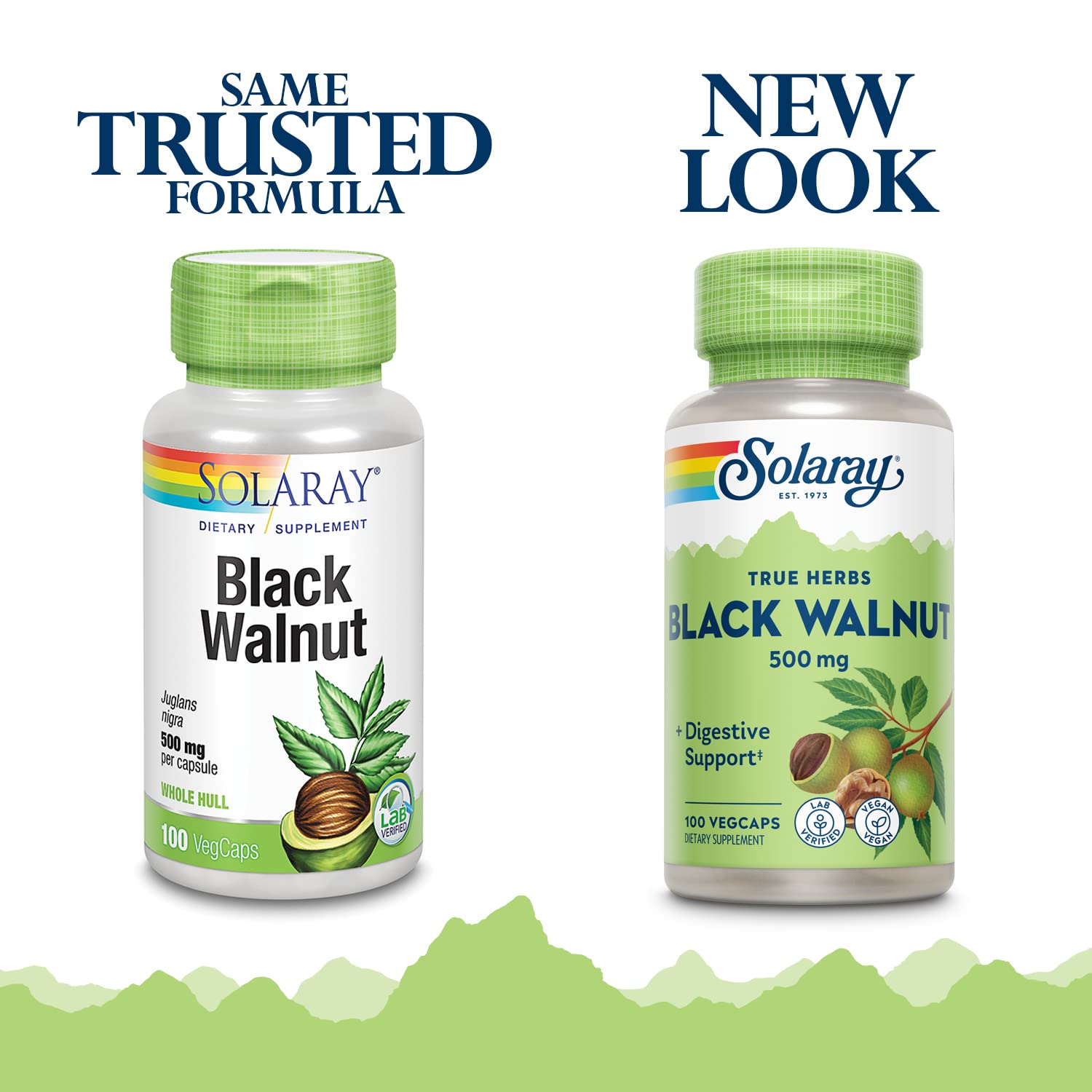 Foto 3 | Suplemento Solaray Black Walnut 500 Mg De Cáscara Entera, 100 Cápsulas Vegetarianas - Venta Internacional.