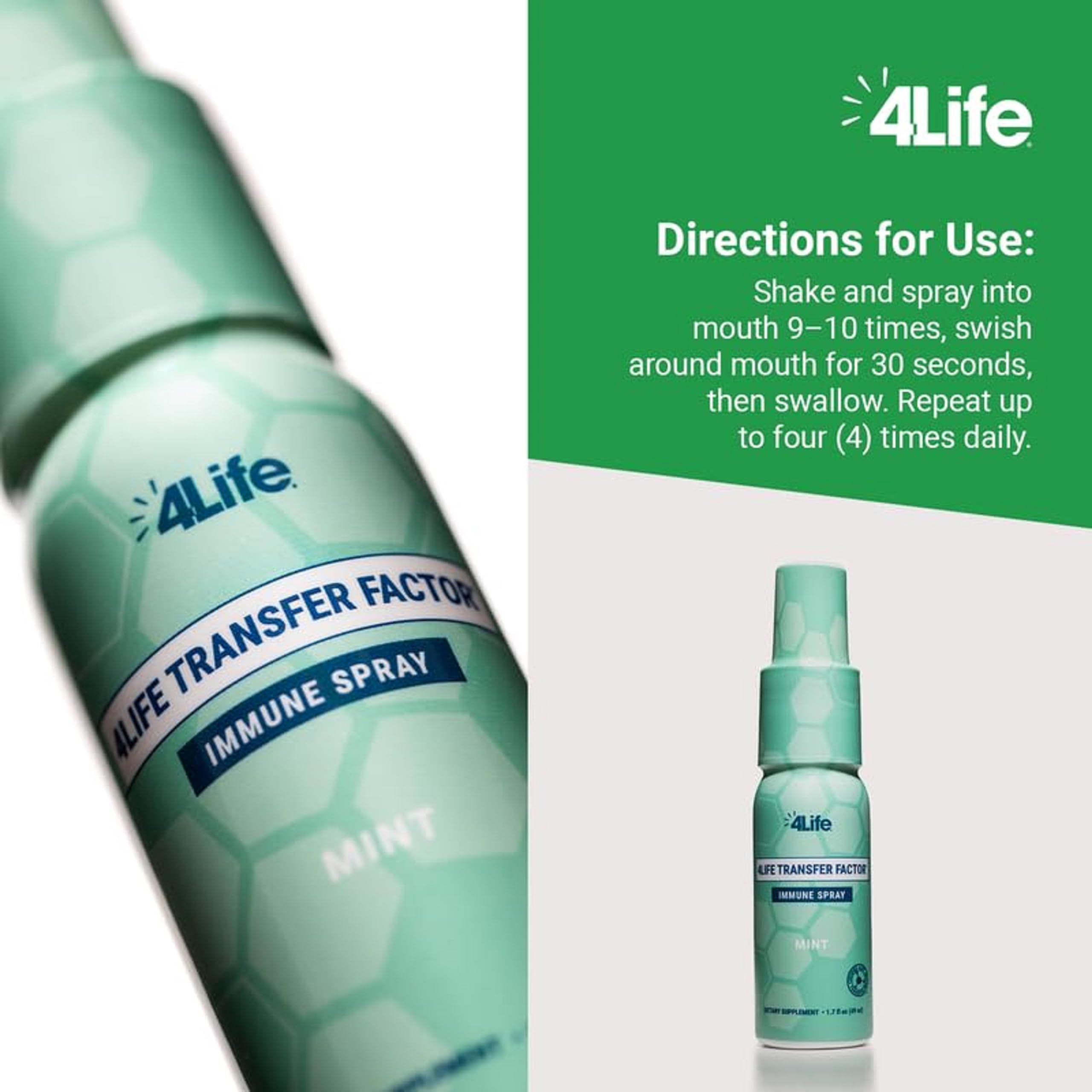 Foto 6 pulgar | Spray Inmunitario Para Boca Y Garganta 4life Transfer Factor, 50 Ml - Venta Internacional.