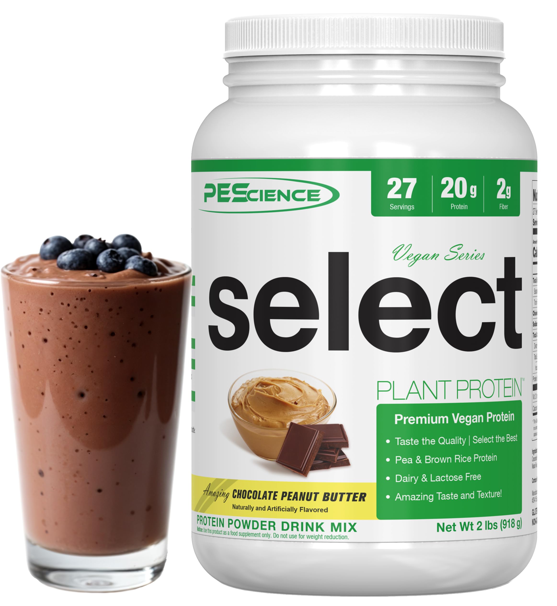 Foto 2 pulgar | Crema De Cacahuete Con Chocolate Vegana Pescience Select Protein Powder - Venta Internacional.