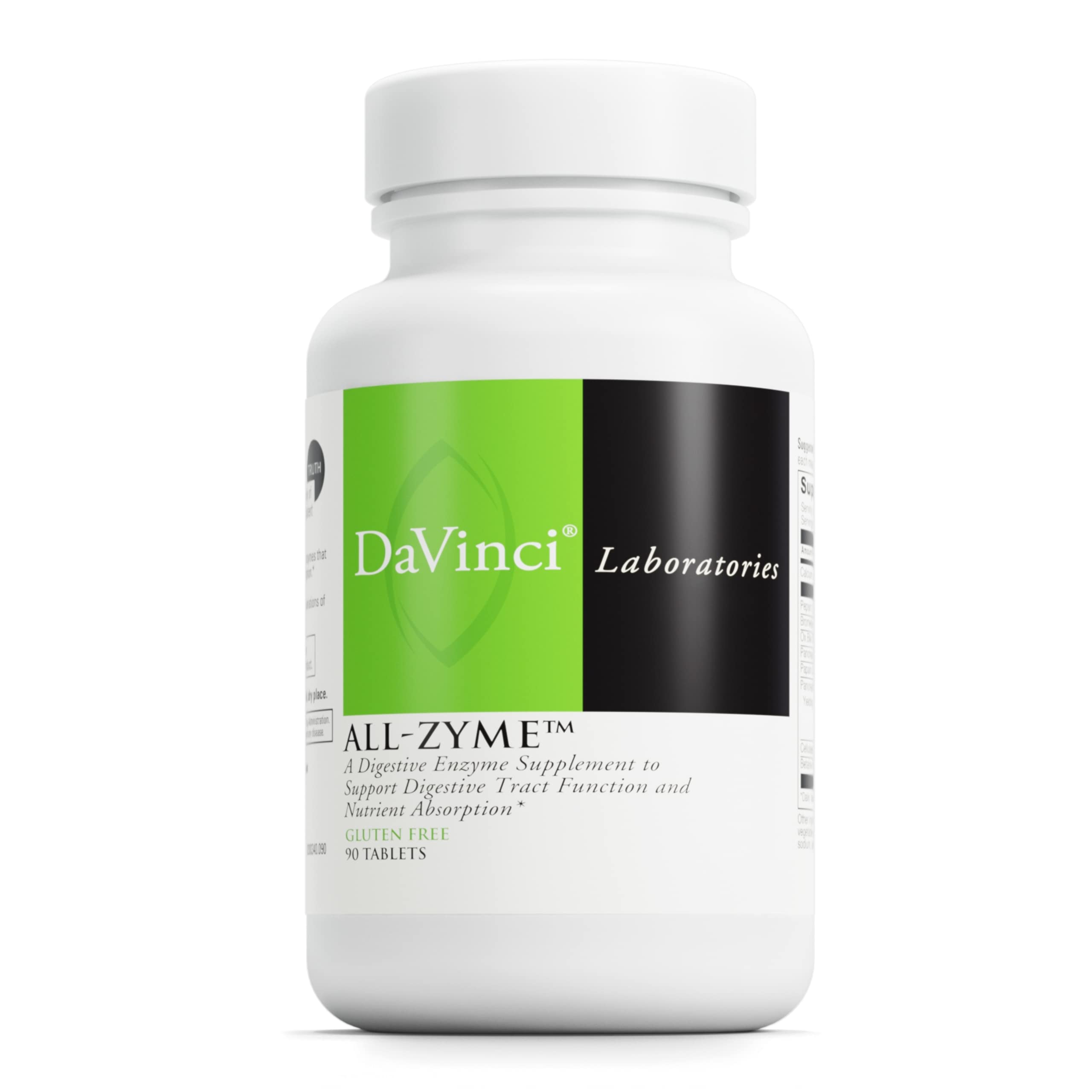 Foto 2 pulgar | Suplemento Davinci Labs All-zyme Digestive Tract 90 Comprimidos - Venta Internacional.